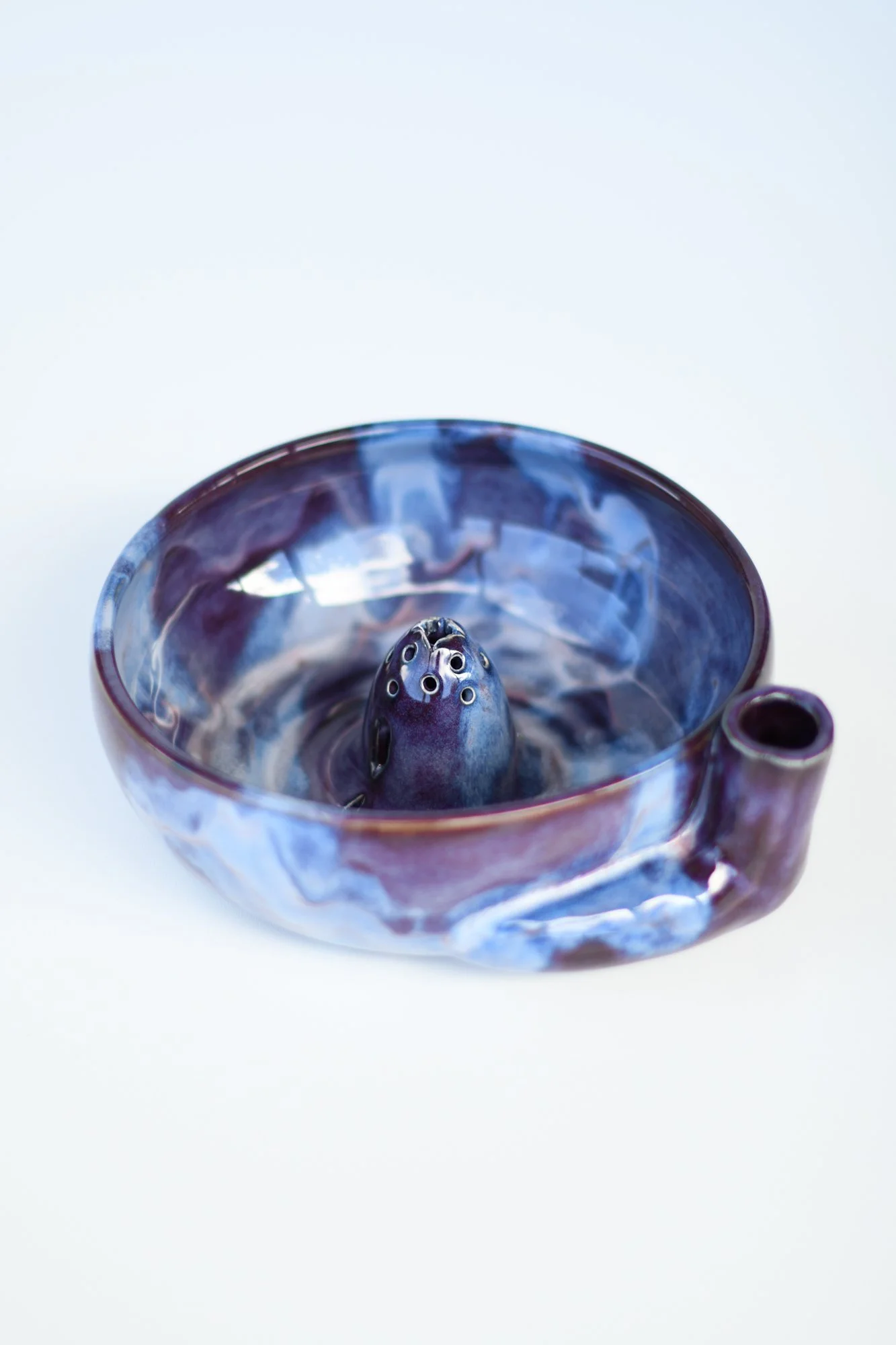 Spinning Berry Bowl - Purple Swirl