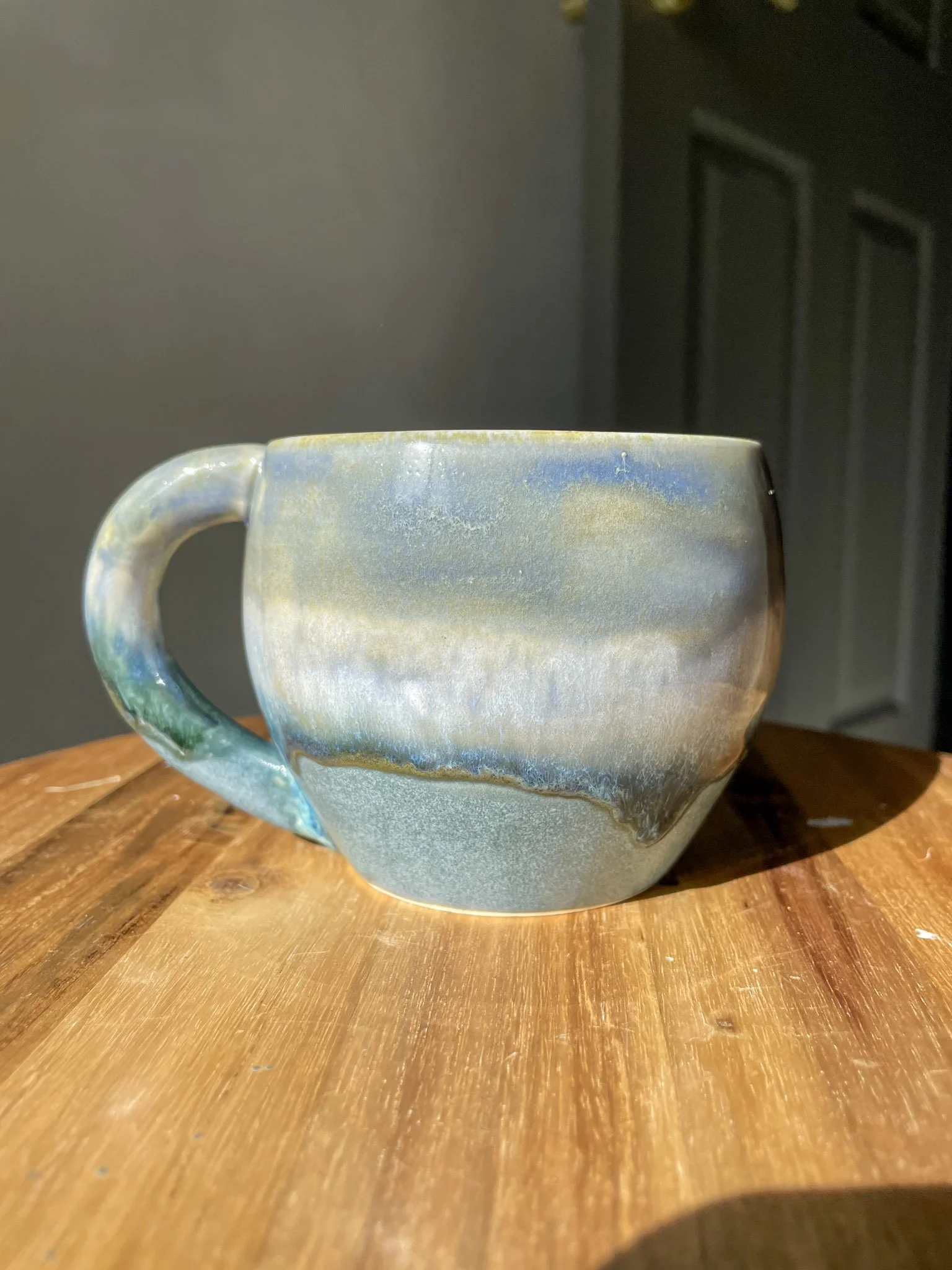 Blue Waterfall Small Mug