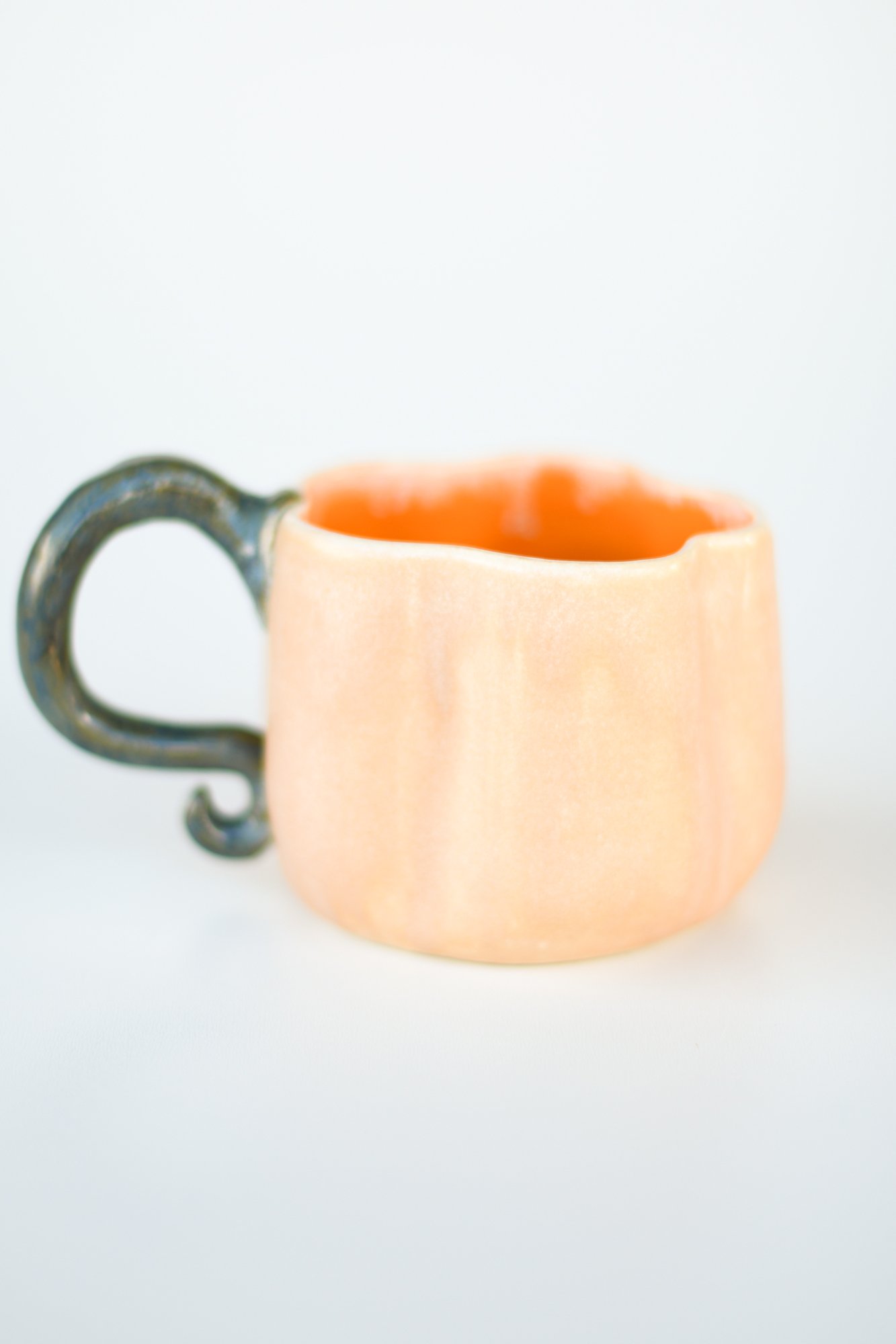 Light Orange Pumpkin Mug