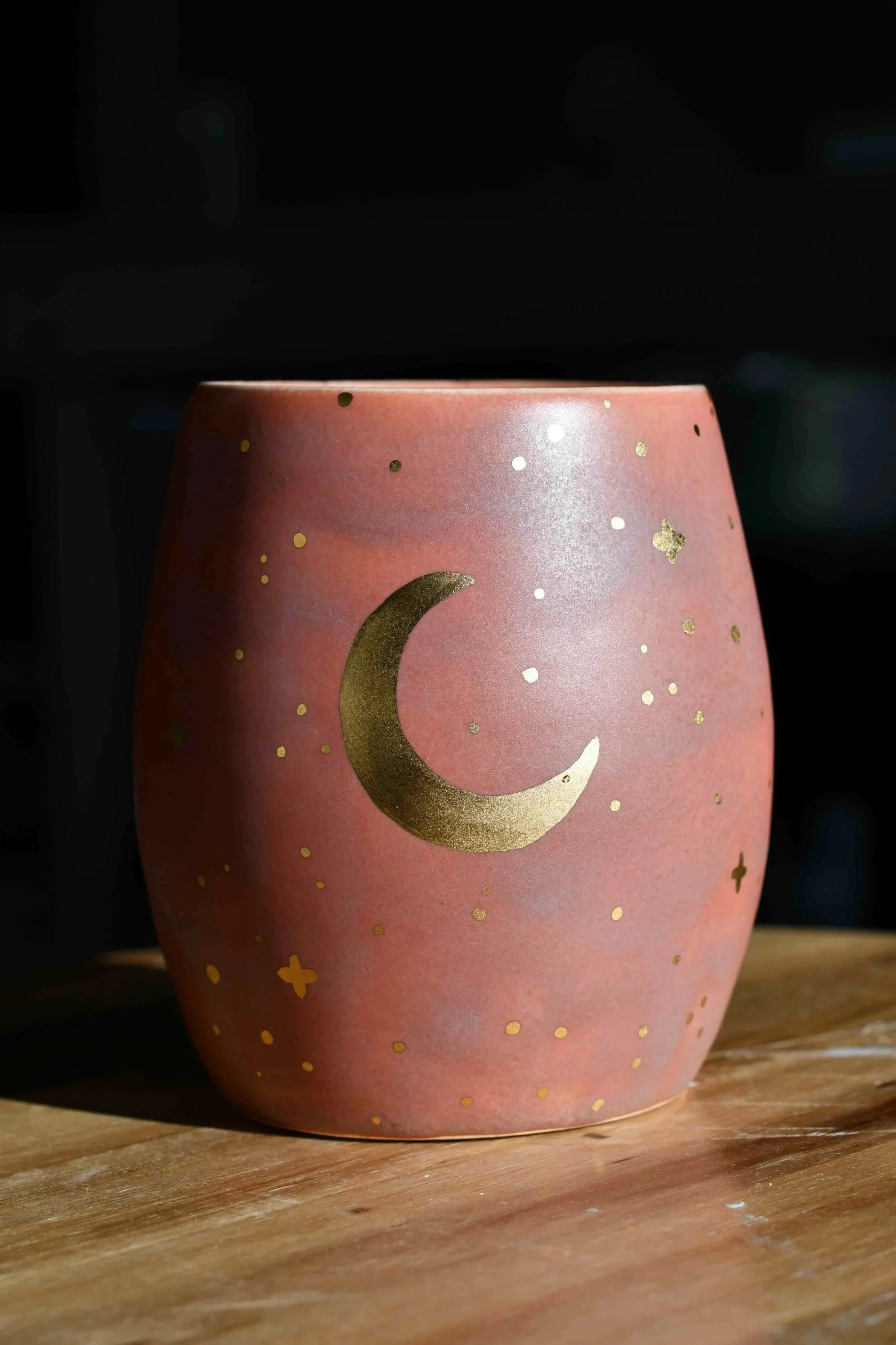 Velvet Pink Moon Planter