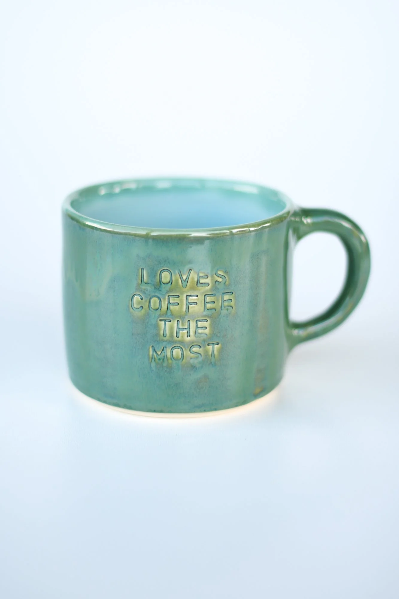 Loves Coffee The Most BIG Mug