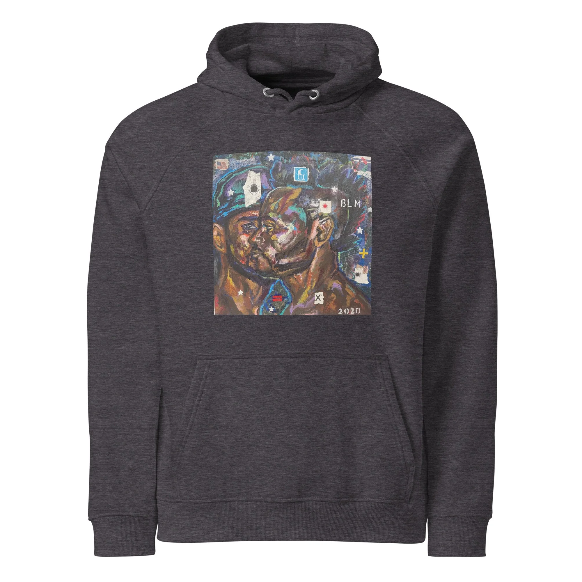"Fate and Progress / Black Lives Matter" Unisex eco raglan hoodie
