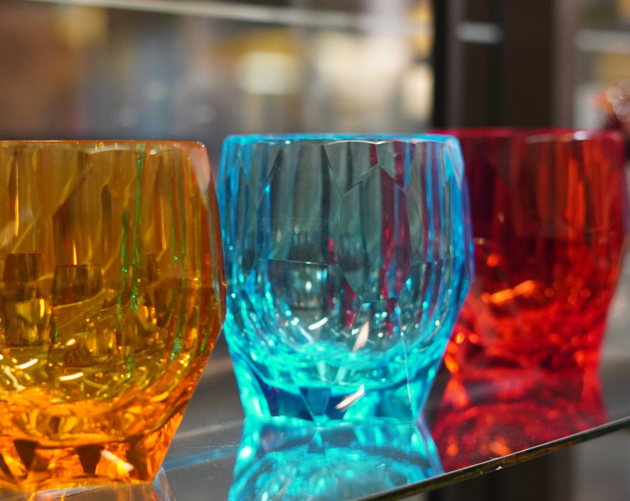 glass collection available at The French Kitchen, one-stop shop on 4th Floor of The Westin Bonaventure Hotel 