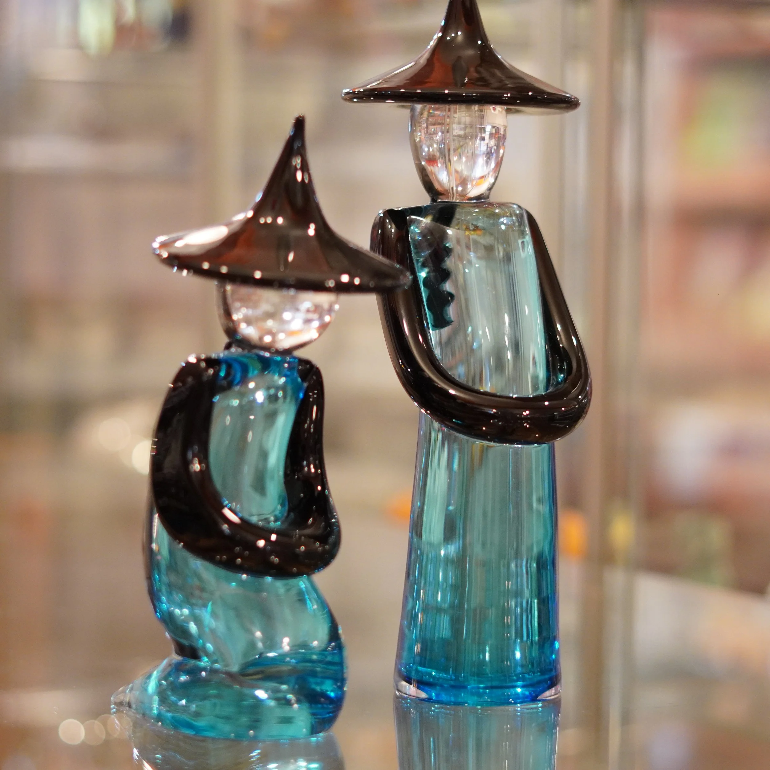 murano-glass-monk-figurines-the-french-kitchen-4th-floor-westin-bonaventure.JPG