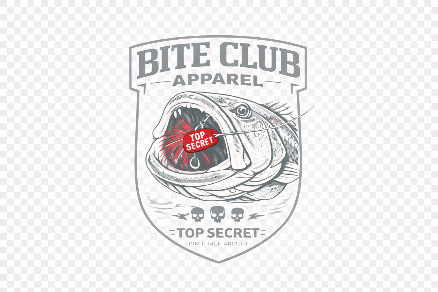 The Original Bite Club Sun Shirt (Initiation) UV 40+ Sun Protection (100% Polyester Interlock)