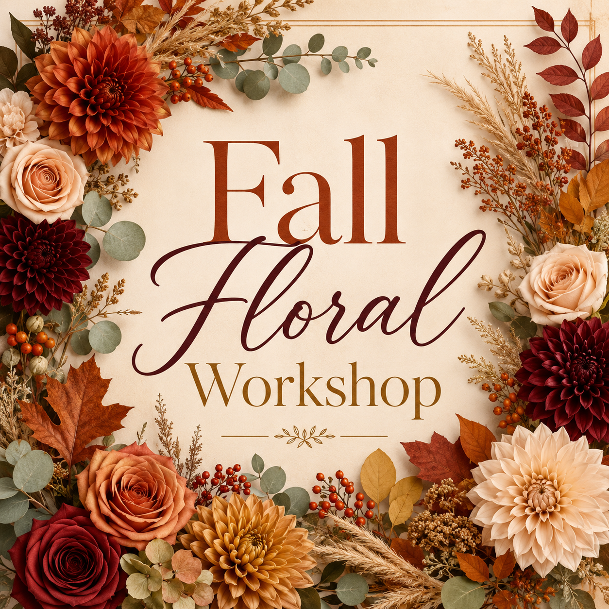 FALL FLORAL WORKSHOP with MAI