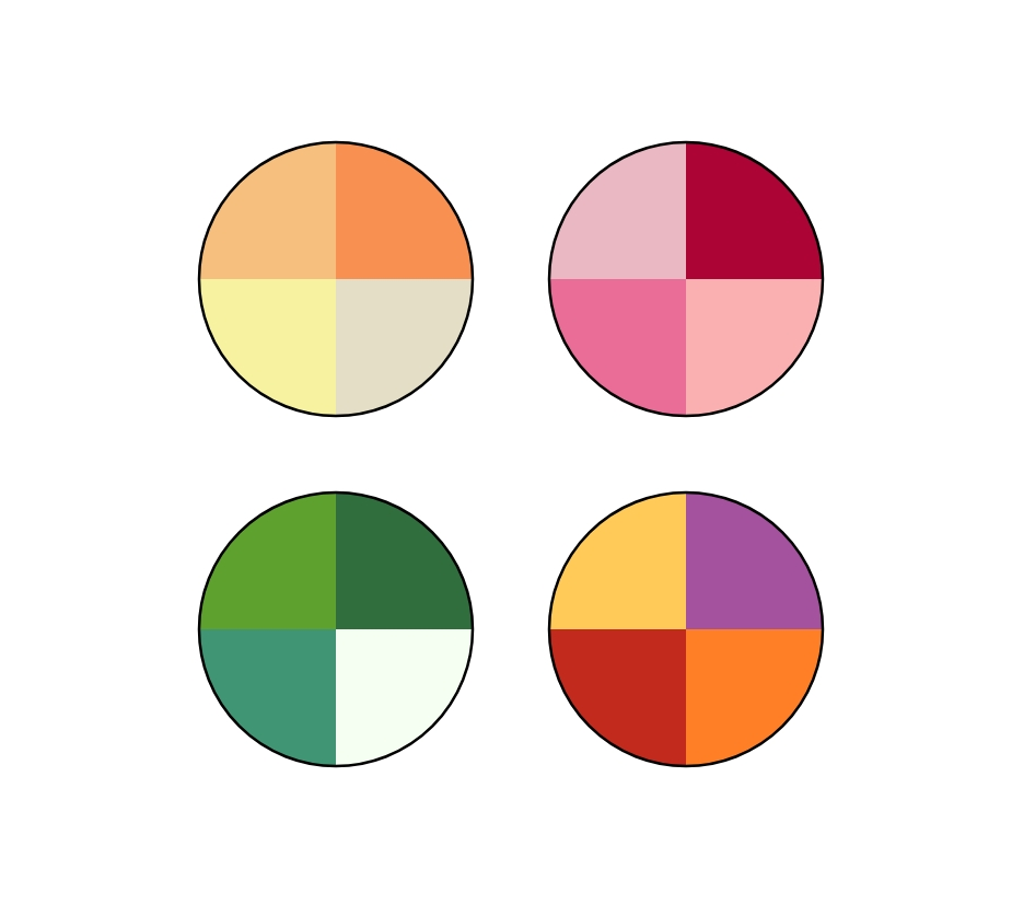 Color Curated Bloom Buckets