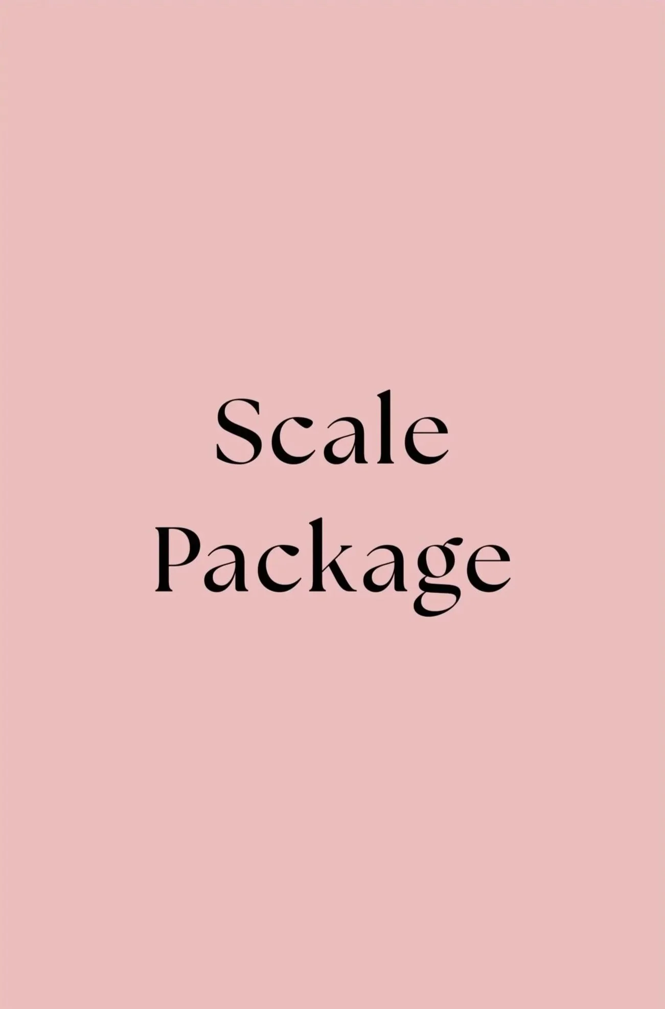 Scale Package