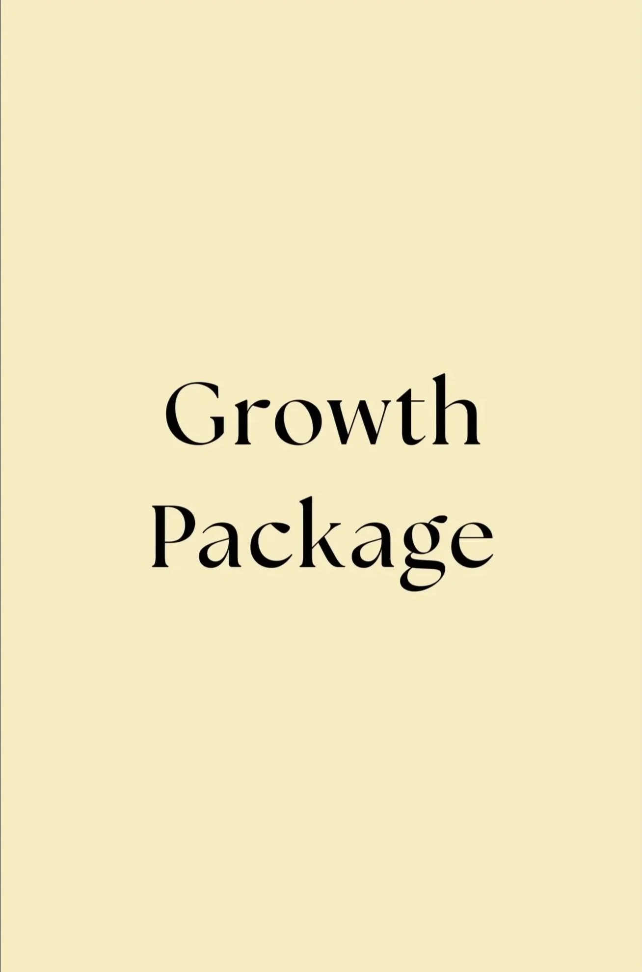 Growth Package