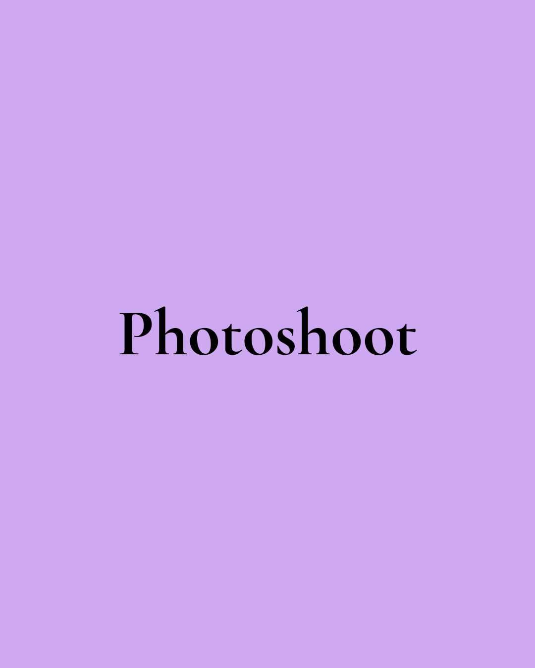 Photoshoot