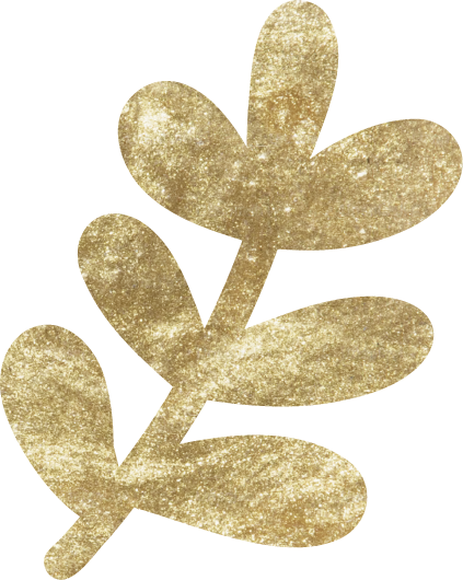 Gold glittery cactus design.