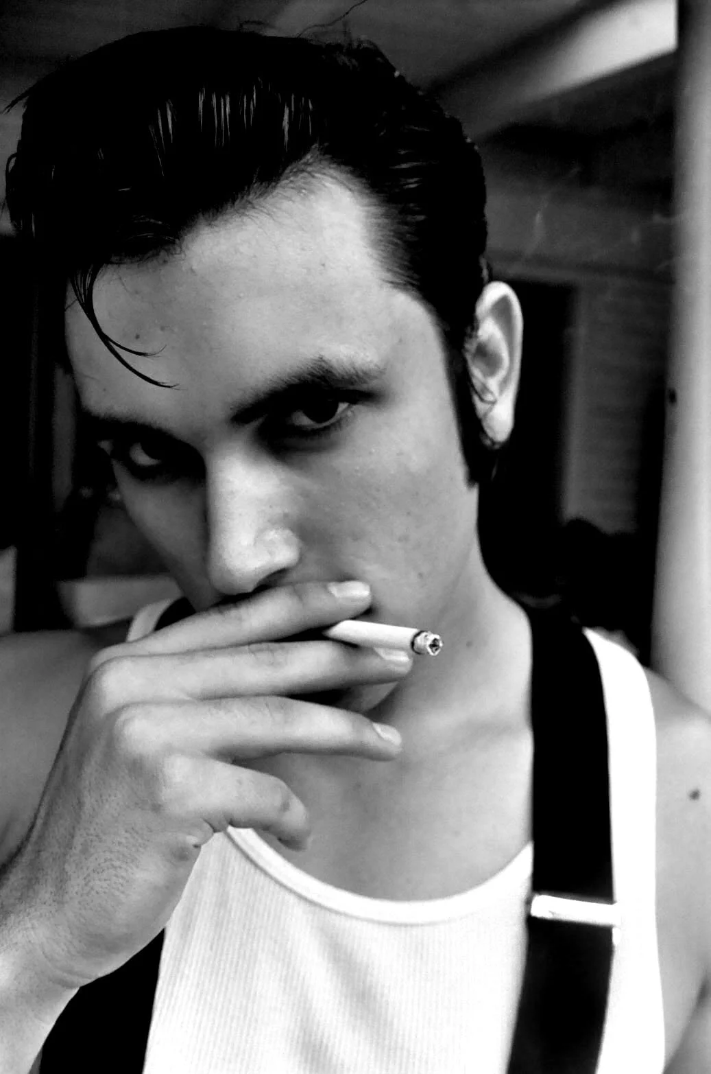 Cameron smokes_2_BW.jpg