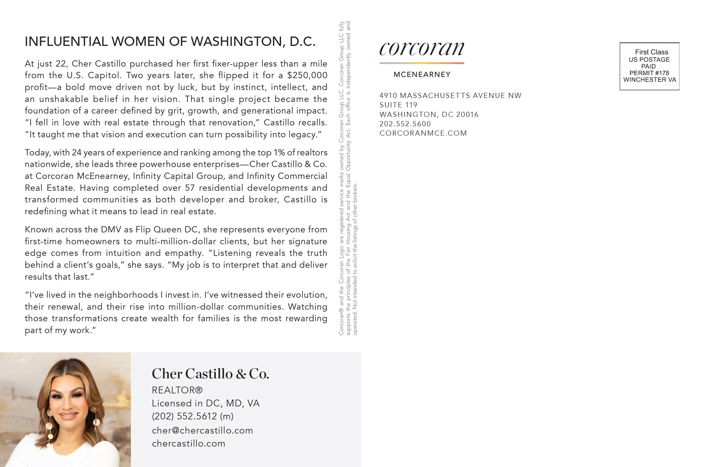 Direct Mail Postcard Back