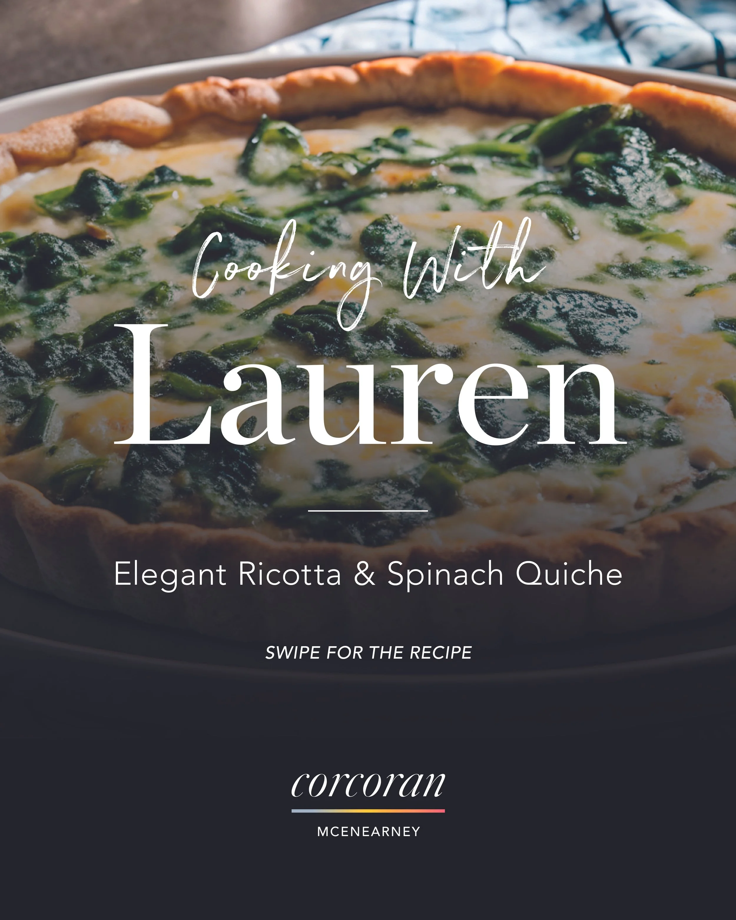 Ricotta & Spinach Quiche