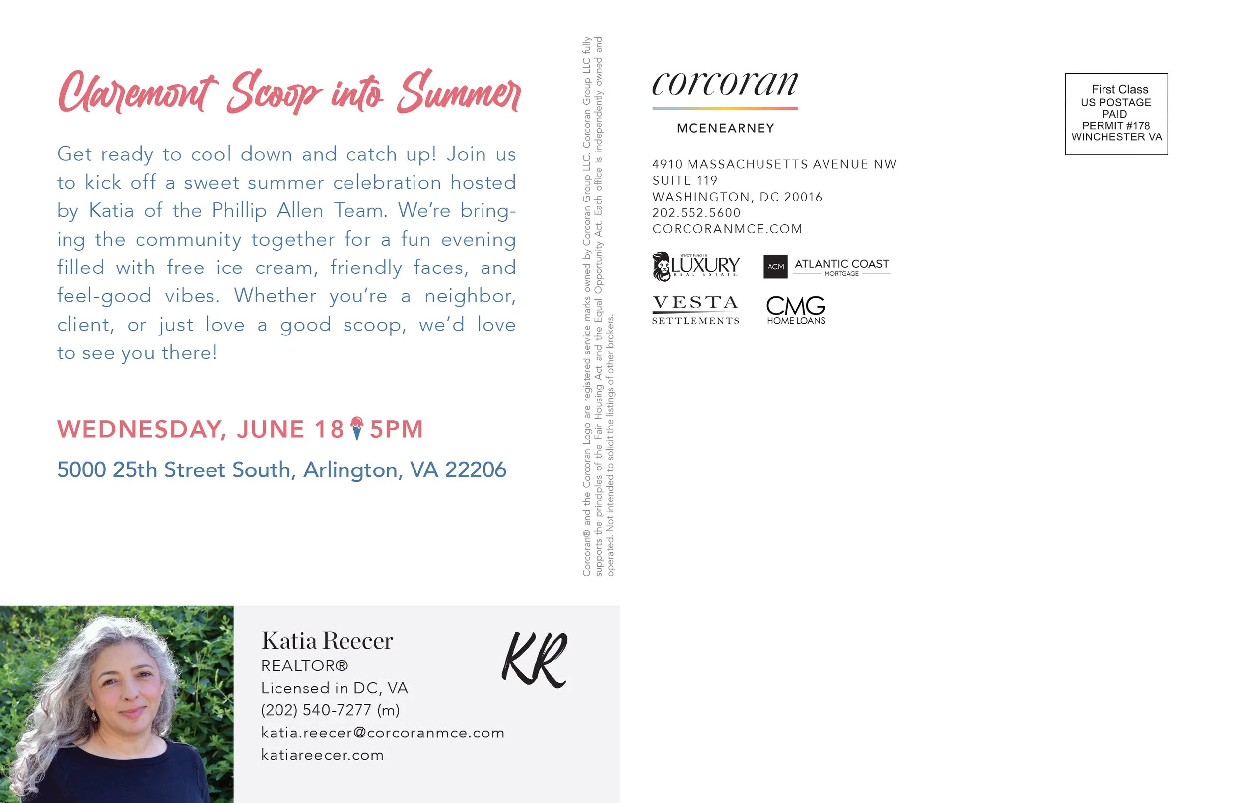 Direct Mail Postcard Back