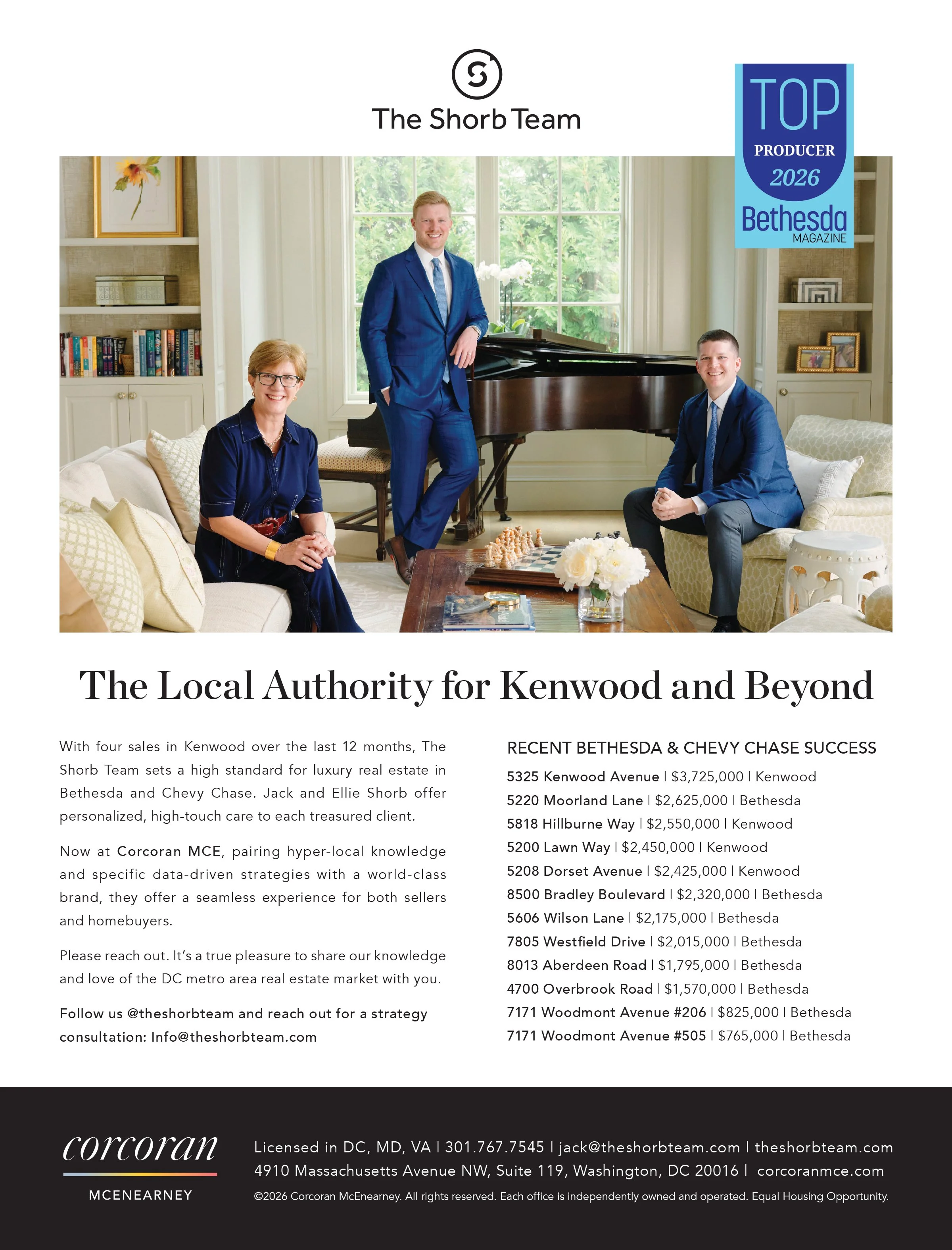 Bethesda Magazine Advertisement