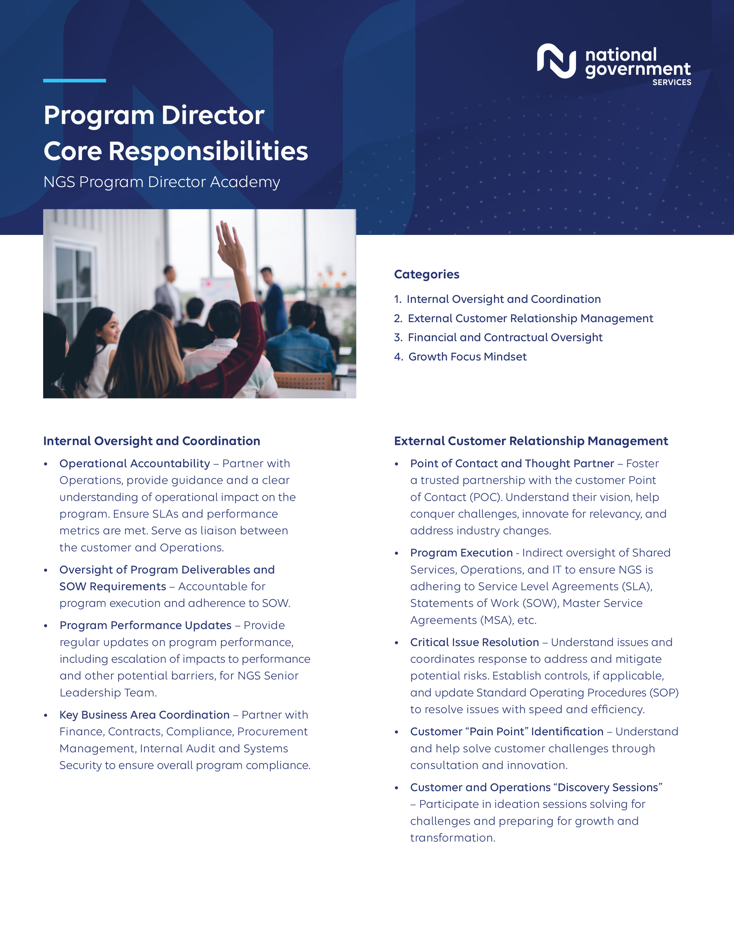 NGS Program Director Academy