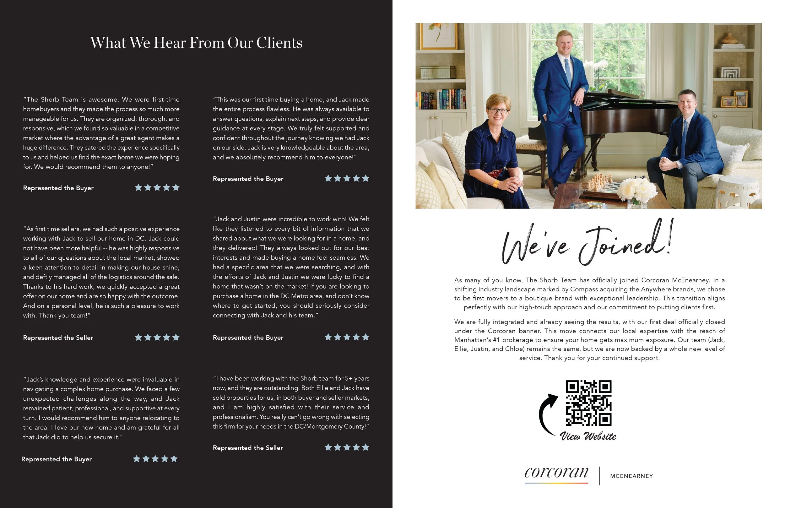 Year in Review Mailer Inside Spread