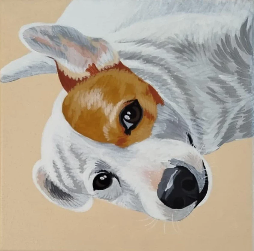 MARLEY
peinture acrylique sur toile grand carré