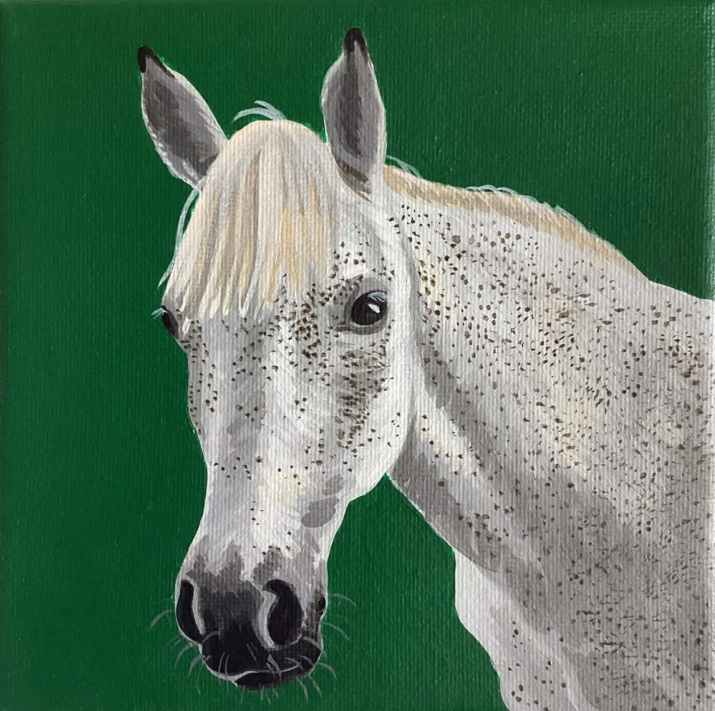 VICKY
peinture acrylique sur toile petit carré