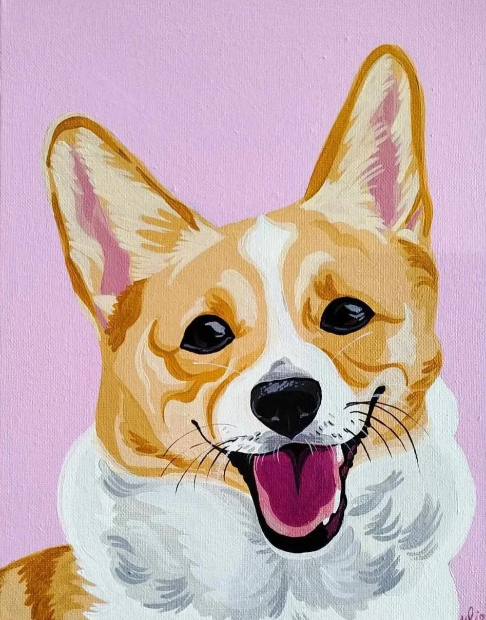 GODIVA
peinture acrylique sur toile rectangle