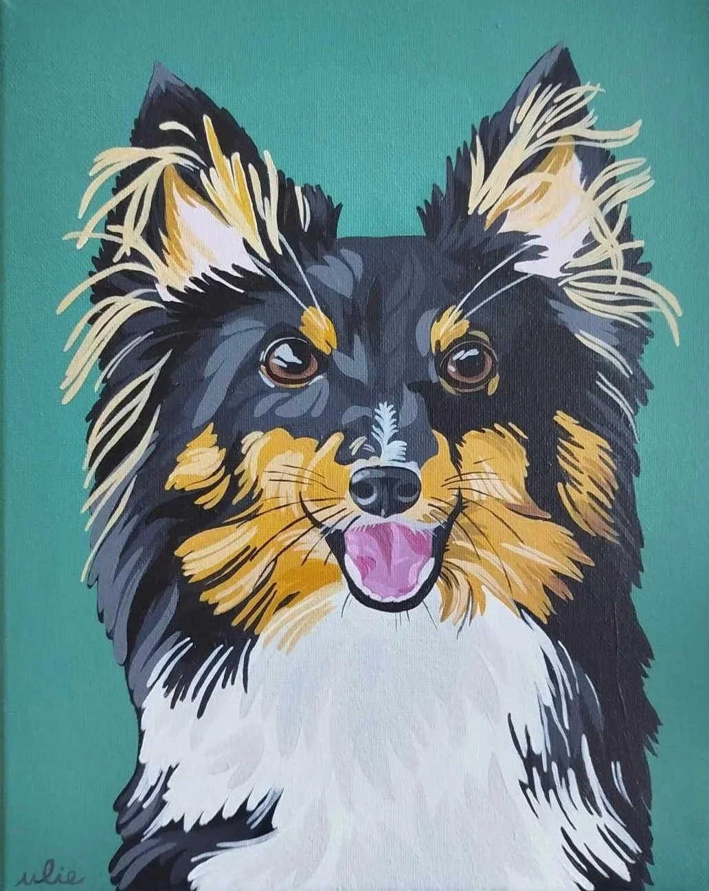 URIELLE
peinture acrylique sur toile rectangle