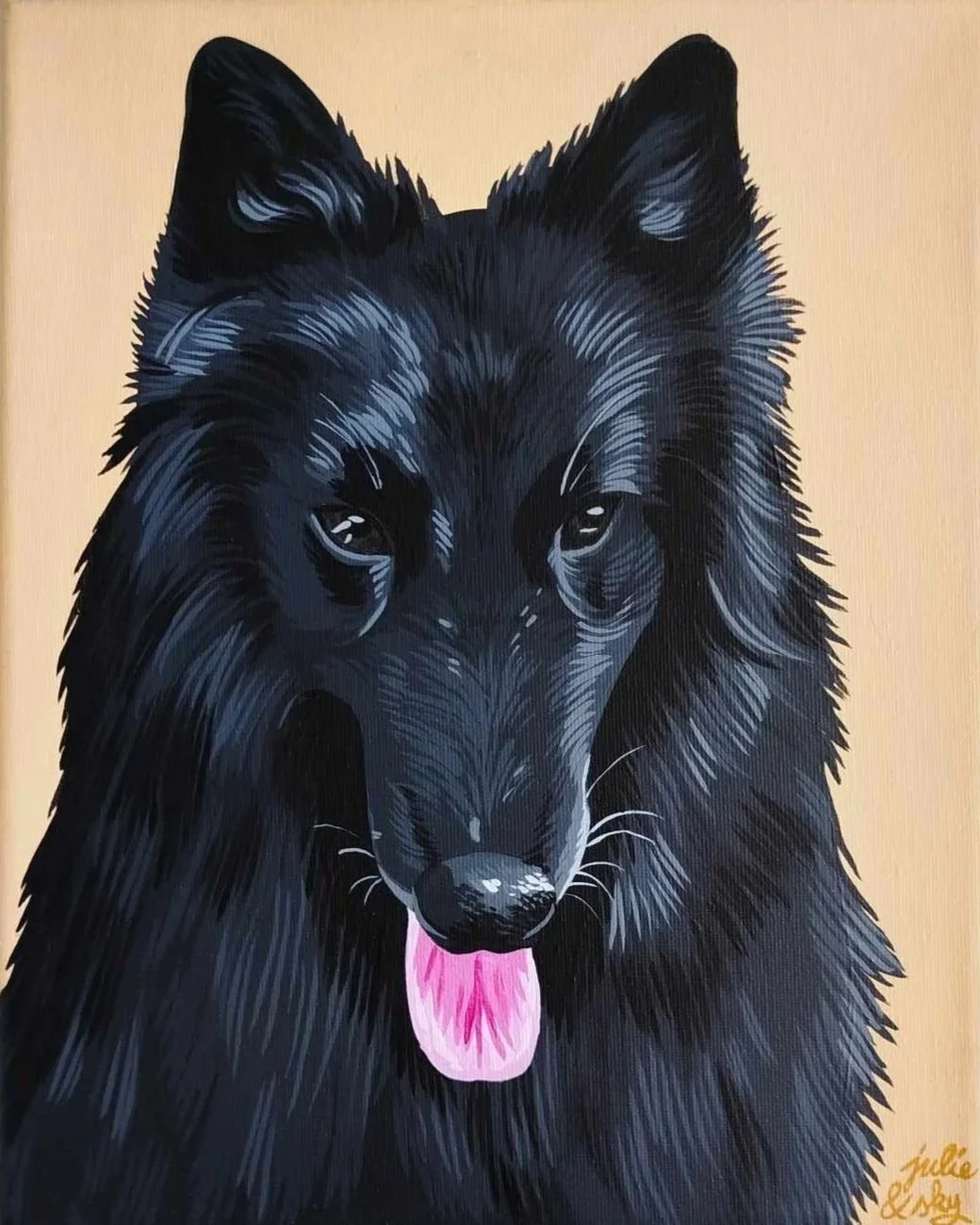 IRON
peinture acrylique sur toile rectangle