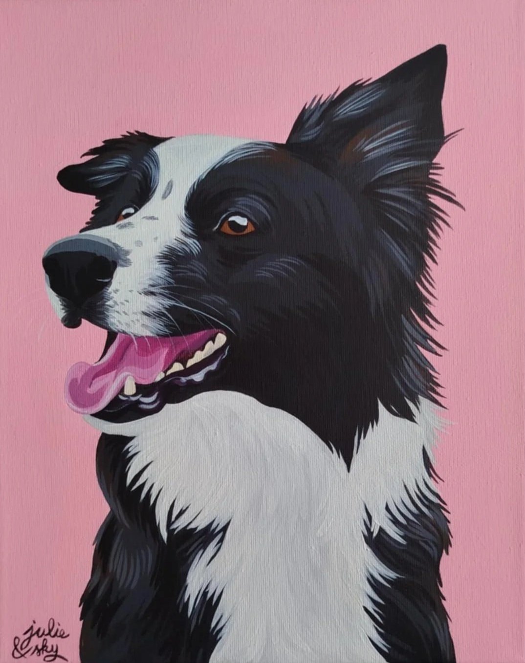 MIA
peinture acrylique sur toile rectangle