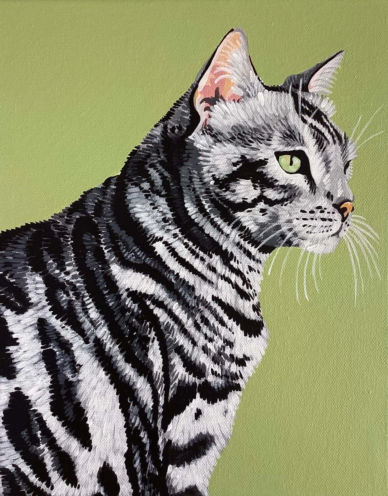 LADY
peinture acrylique sur toile rectangle