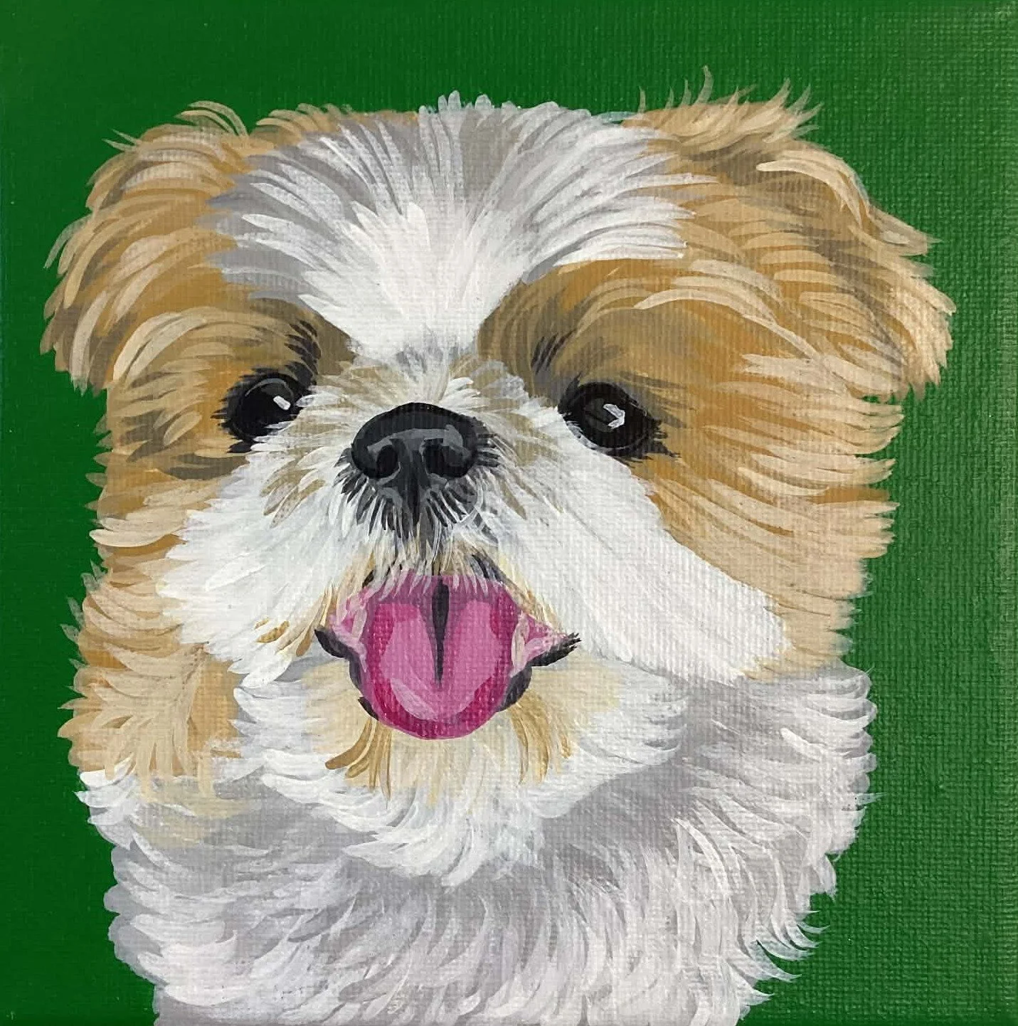 GUIMAUVE
peinture acrylique sur toile petit carré