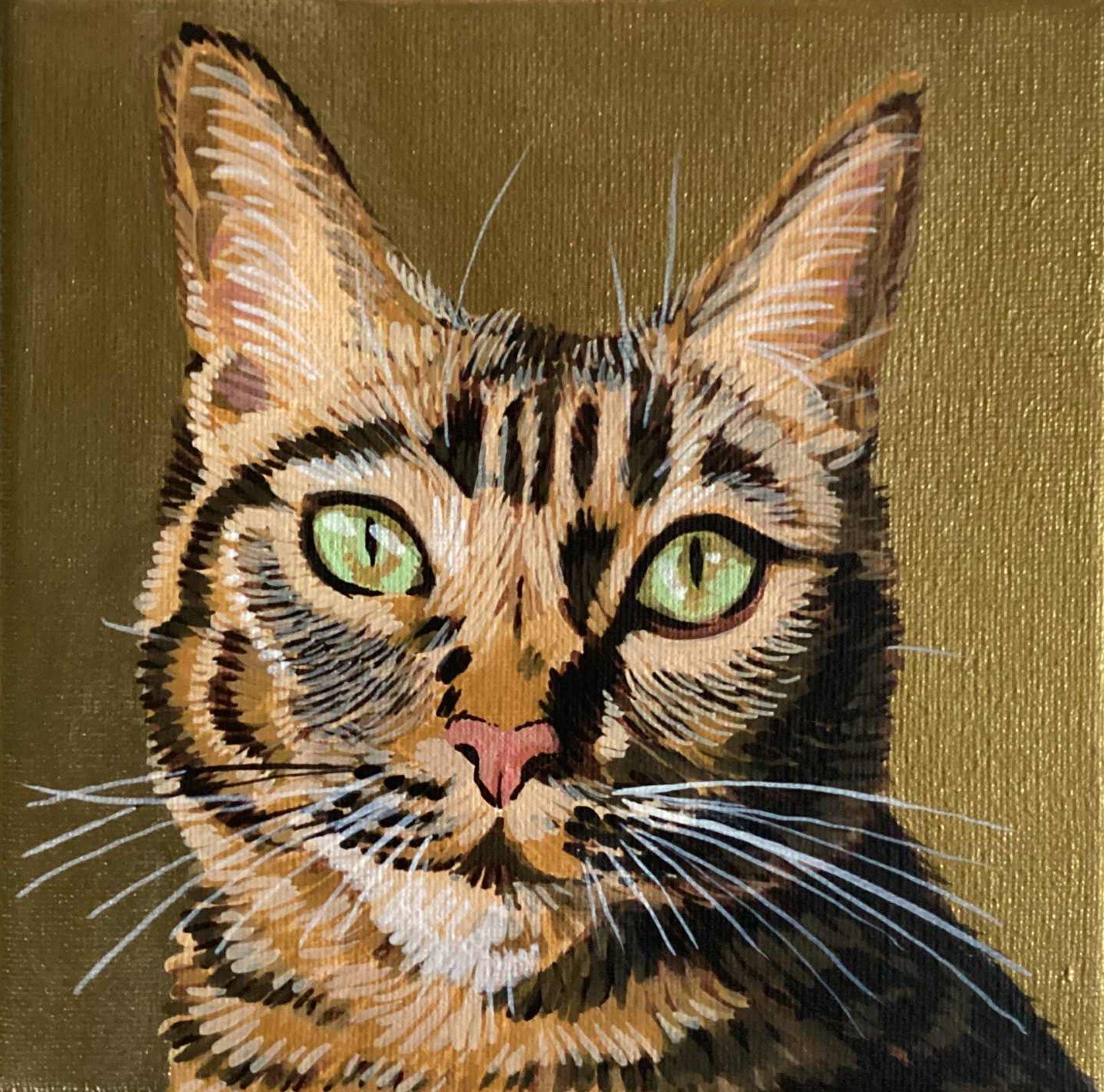 RUBY
peinture acrylique sur toile petit carré