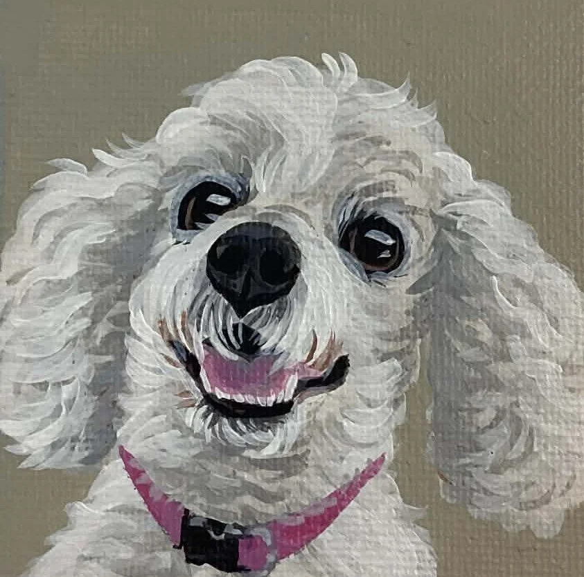 VANDA
peinture acrylique sur toile mini carré