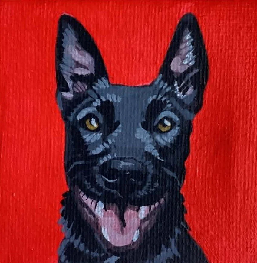 FREYJA
peinture acrylique sur toile mini carré