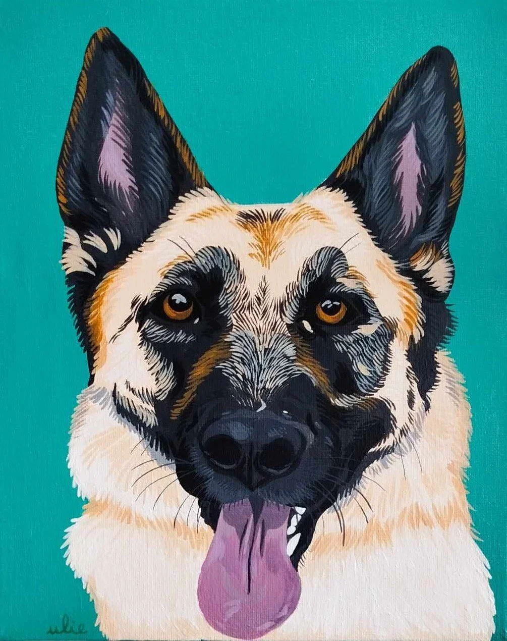 TILKA
peinture acrylique sur toile rectangle