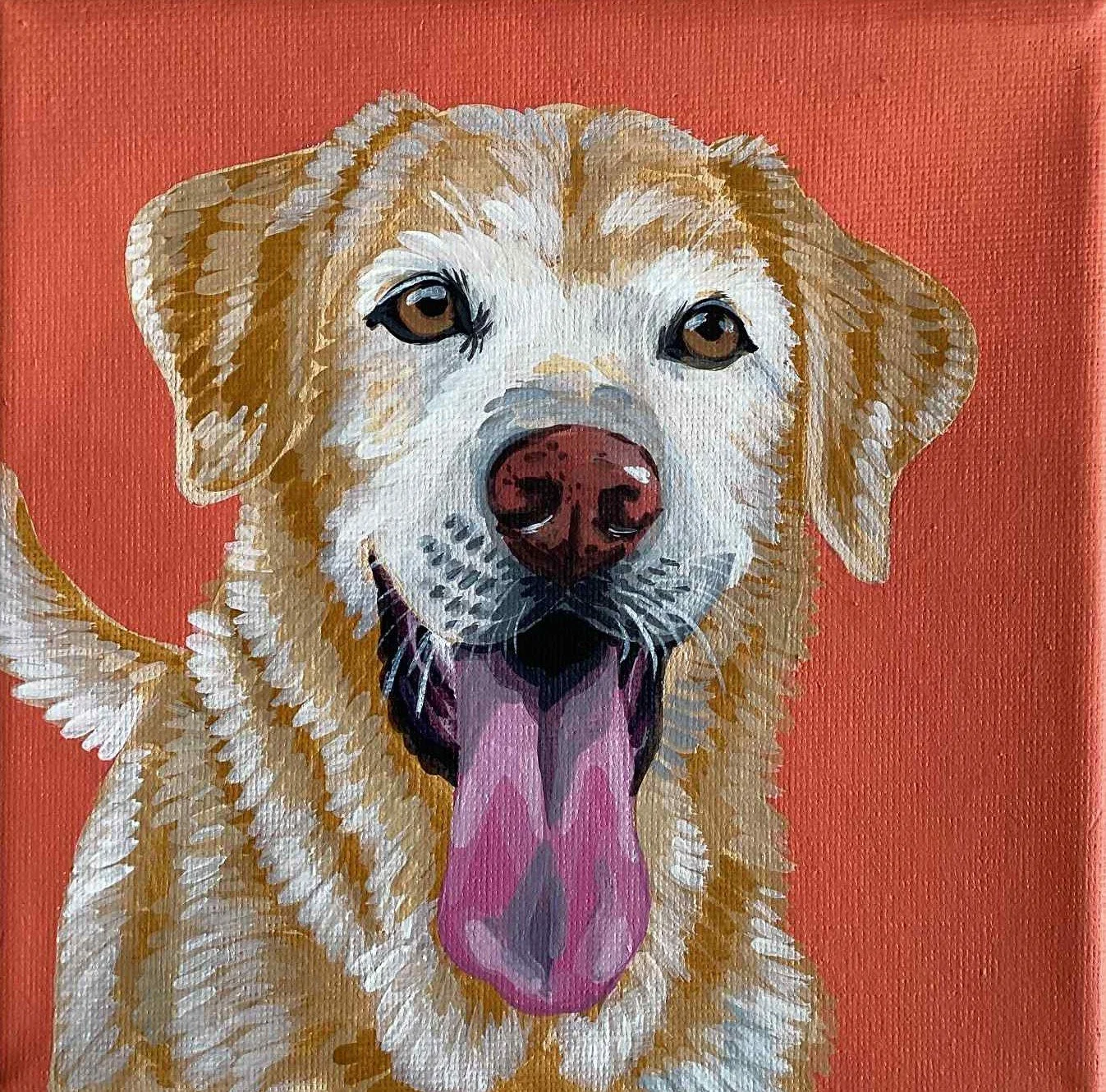 ACHILLE
peinture acrylique sur toile grand carré