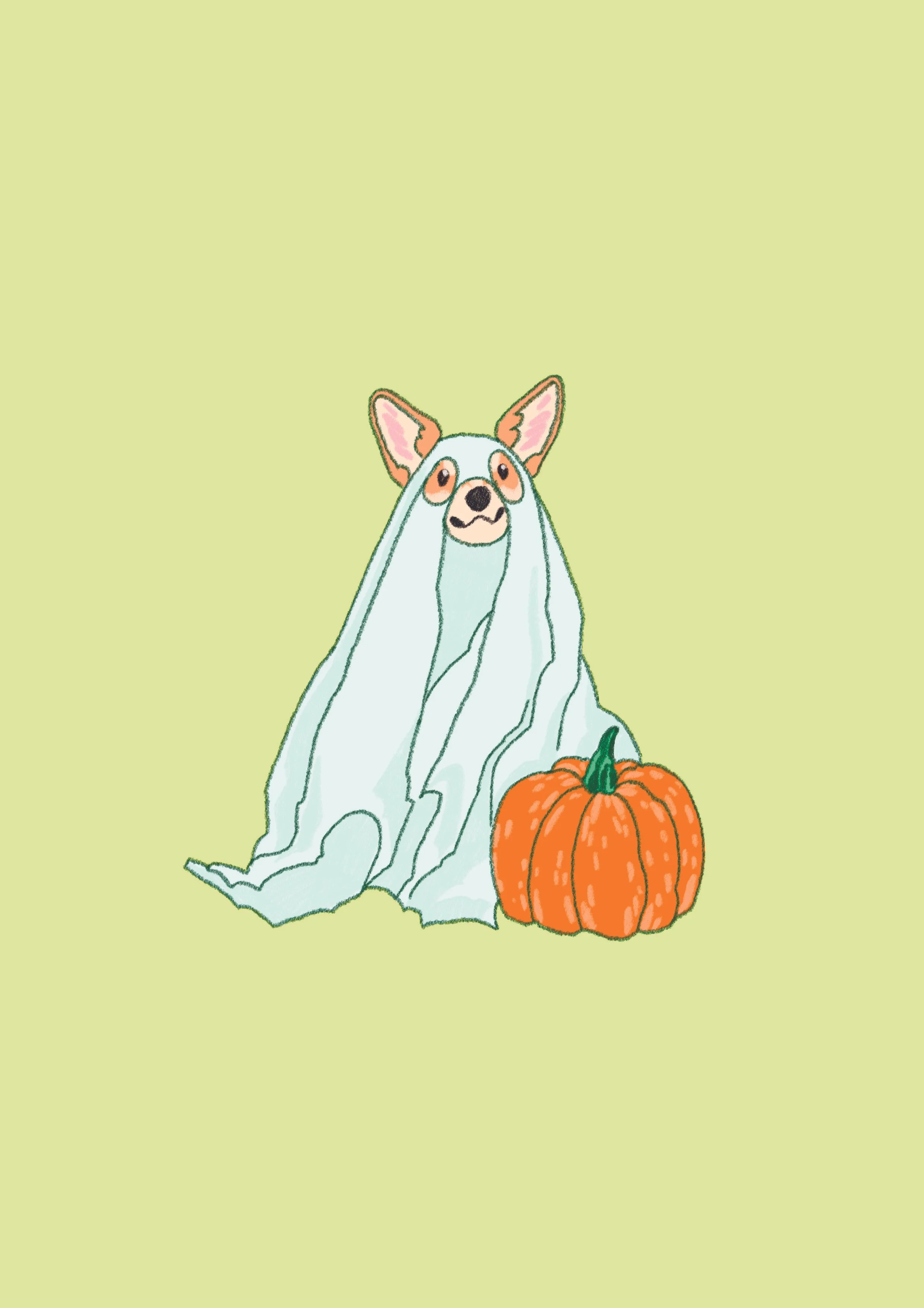 PRINT A6 corgi