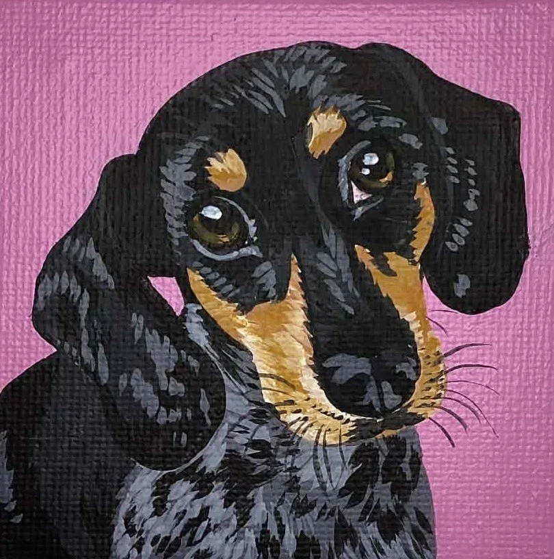 KAWA
peinture acrylique sur toile mini carré