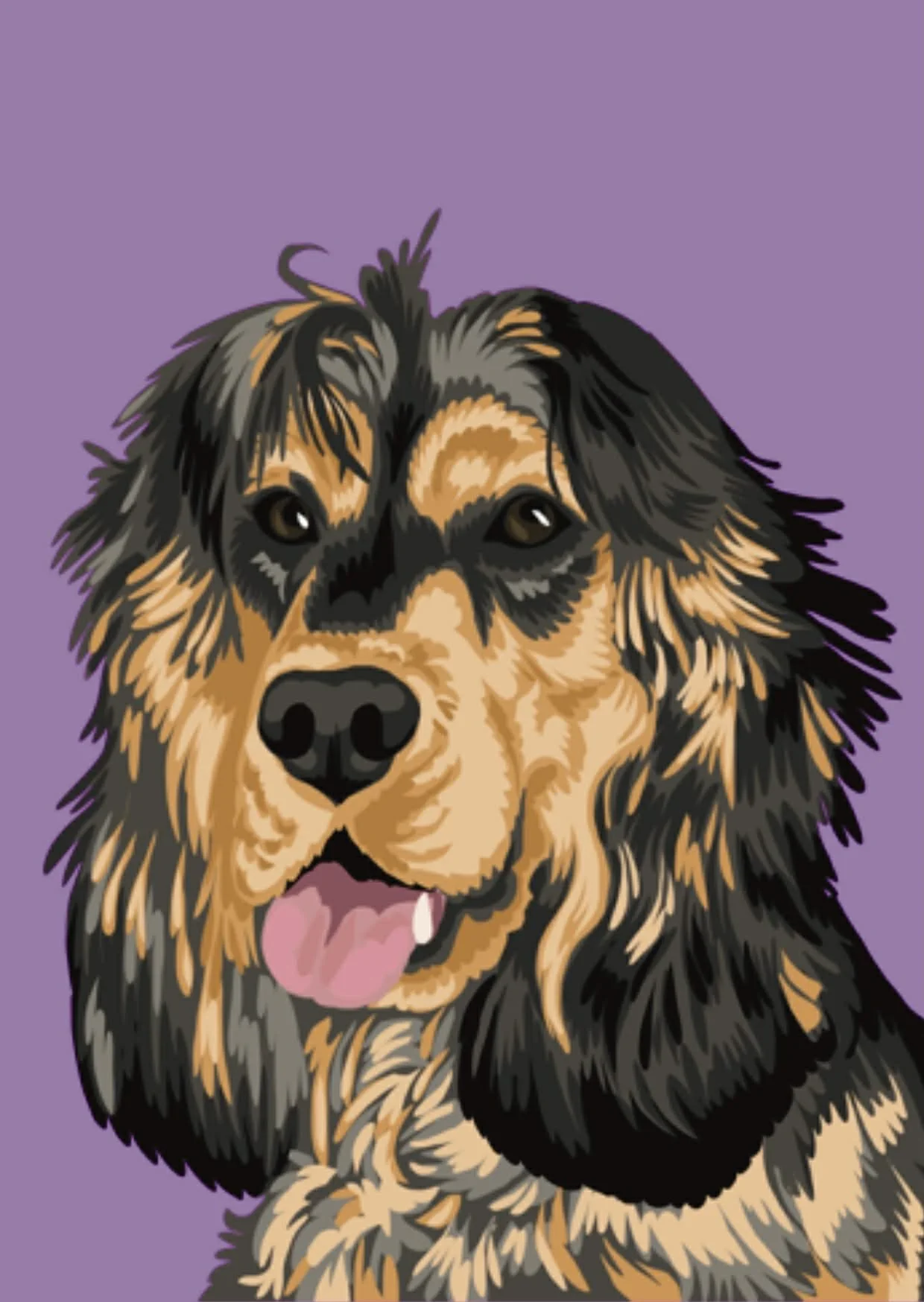 PORTRAIT numérique A5 (1 animal)