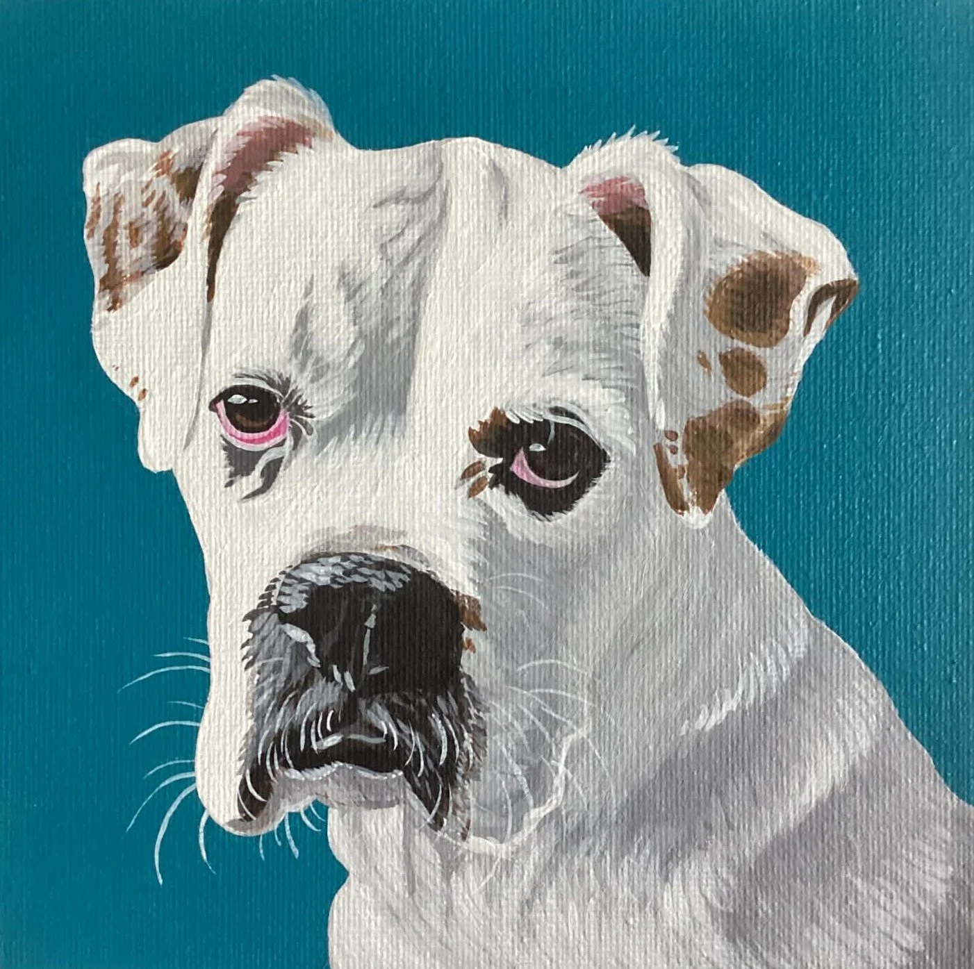 NOYAU
peinture acrylique sur toile petit carré