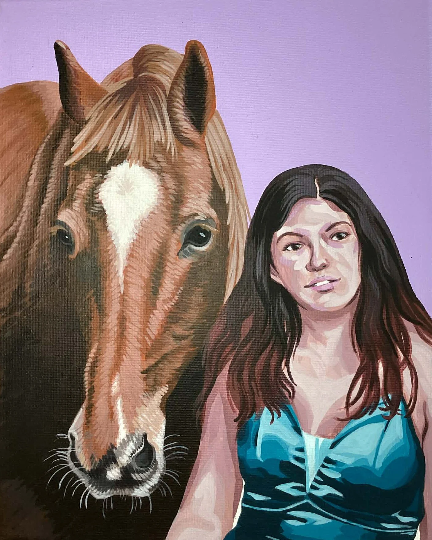 APPIE & ROMANE
peinture acrylique sur toile rectangle