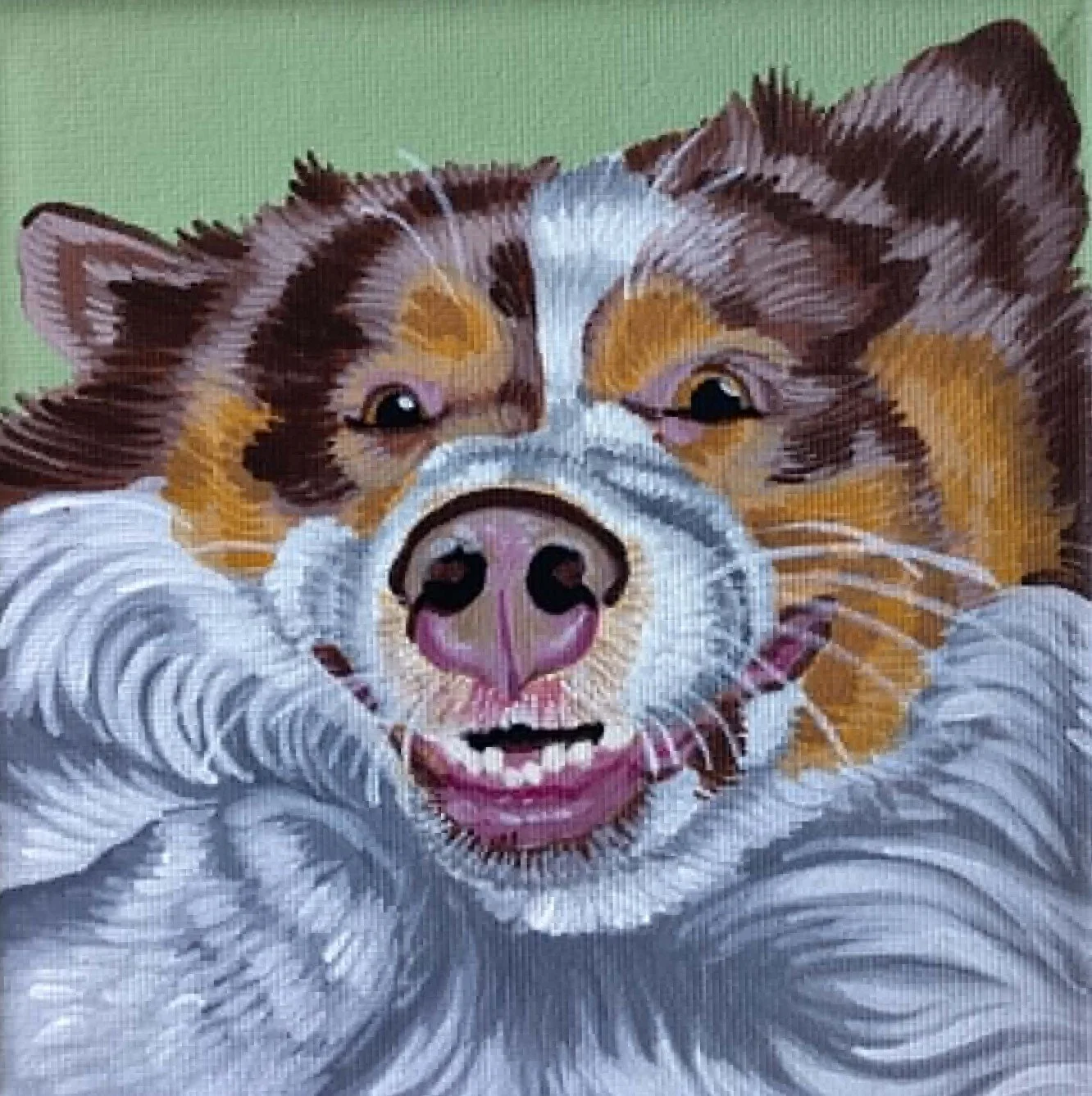 ROUKY
peinture acrylique sur toile petit carré