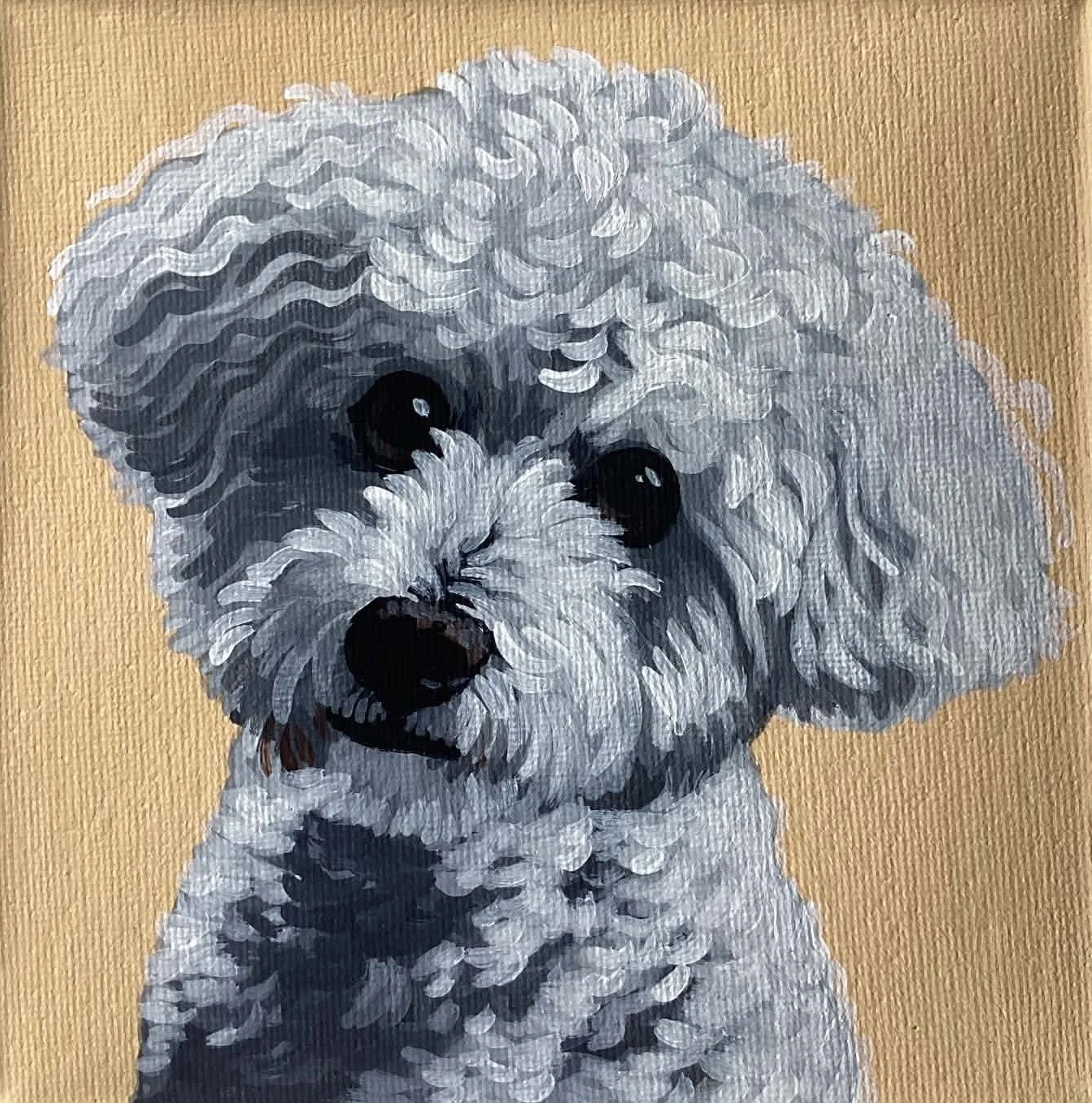 FRIPOUILLE
peinture acrylique sur toile petit carré