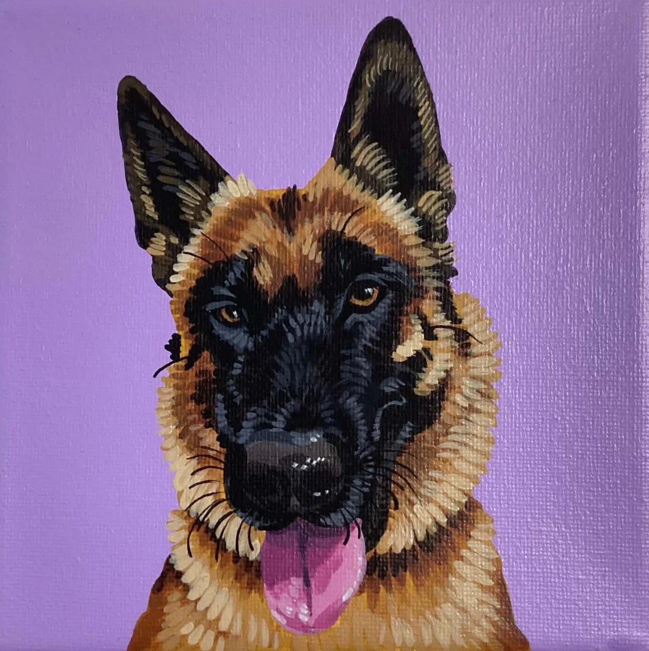 DRAGO
peinture acrylique sur toile petit carré