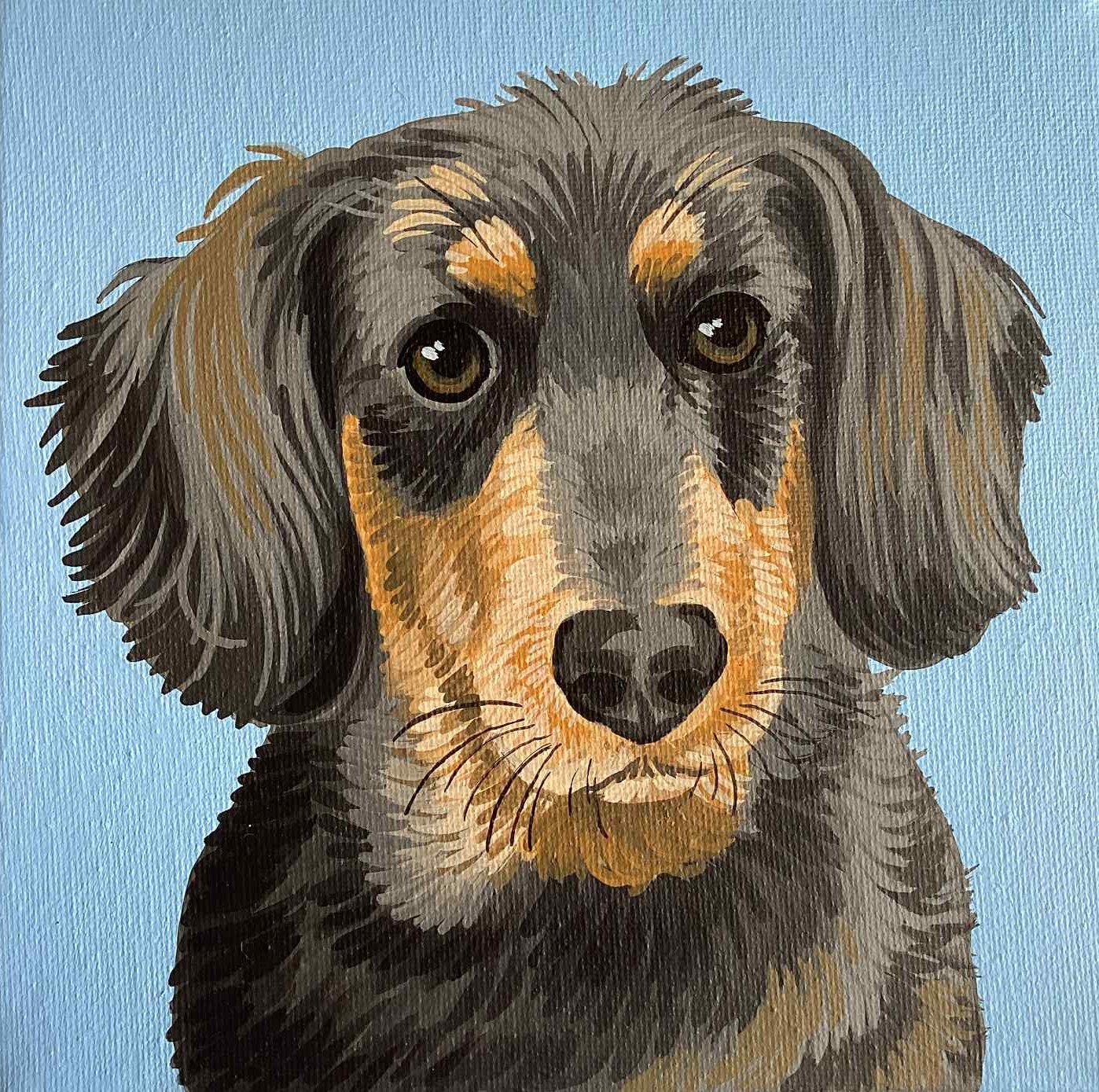 PALMO
peinture acrylique sur toile grand carré