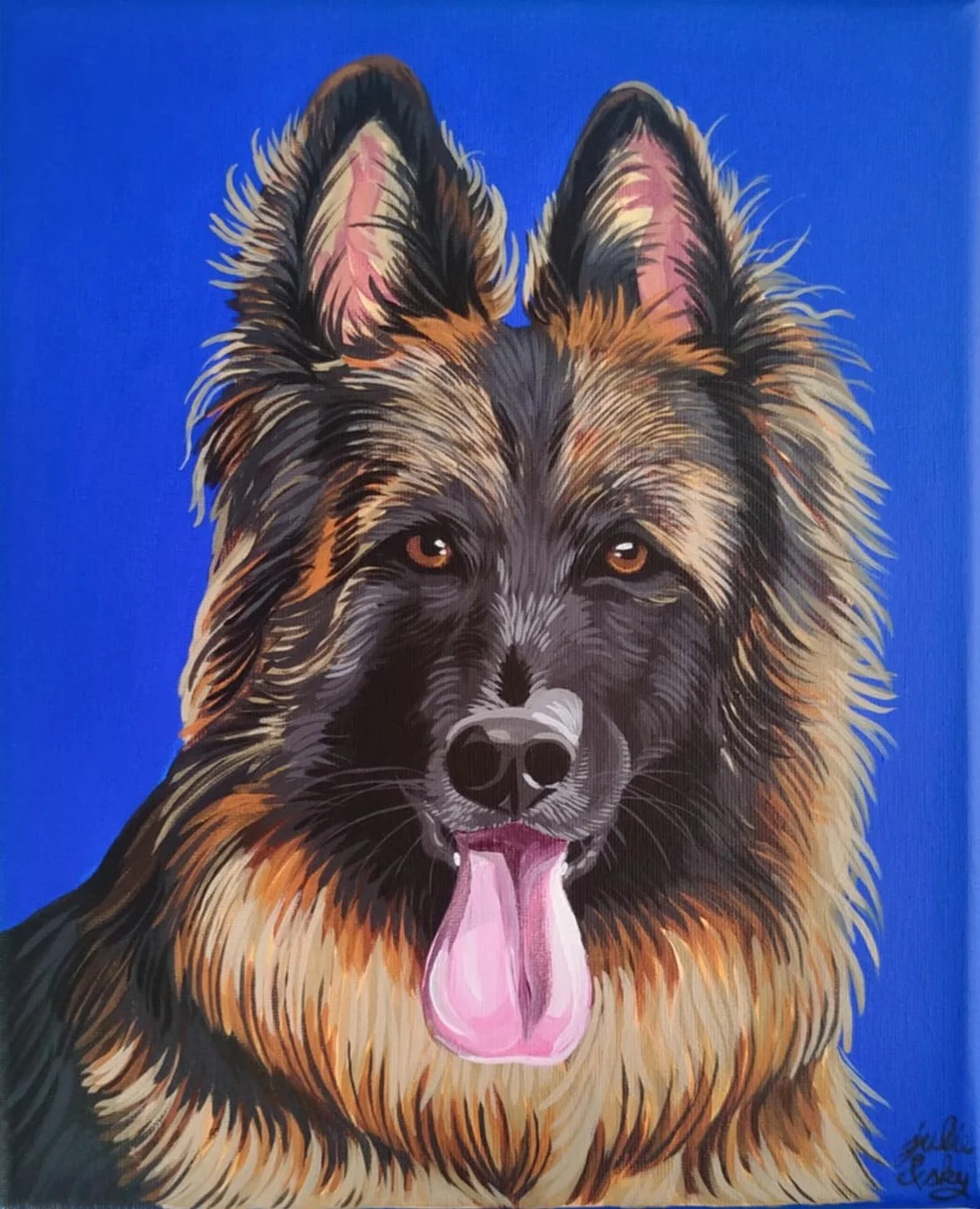 NINA
peinture acrylique sur toile rectangle