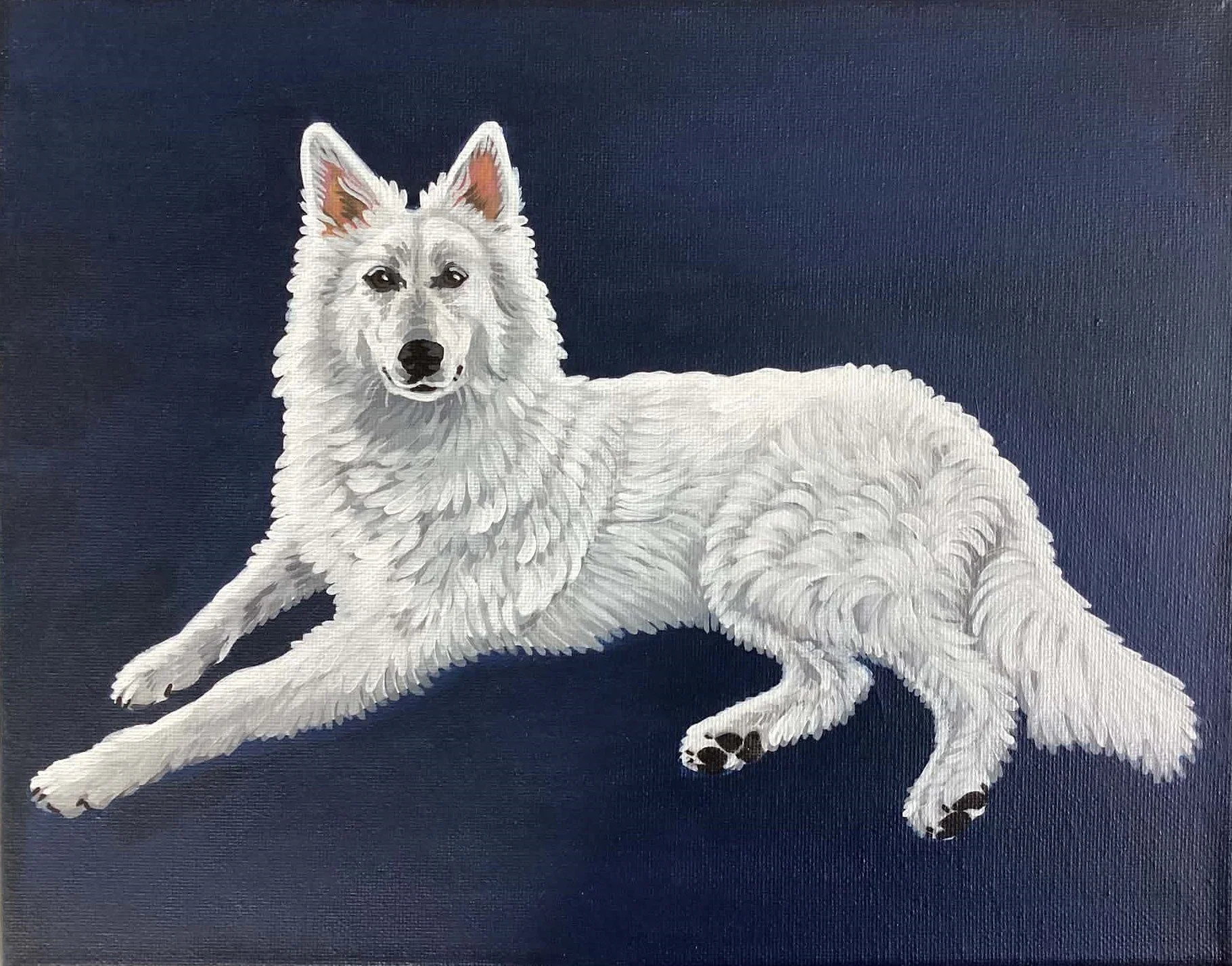 PORTRAIT toile rectangle (1 animal corps entier)