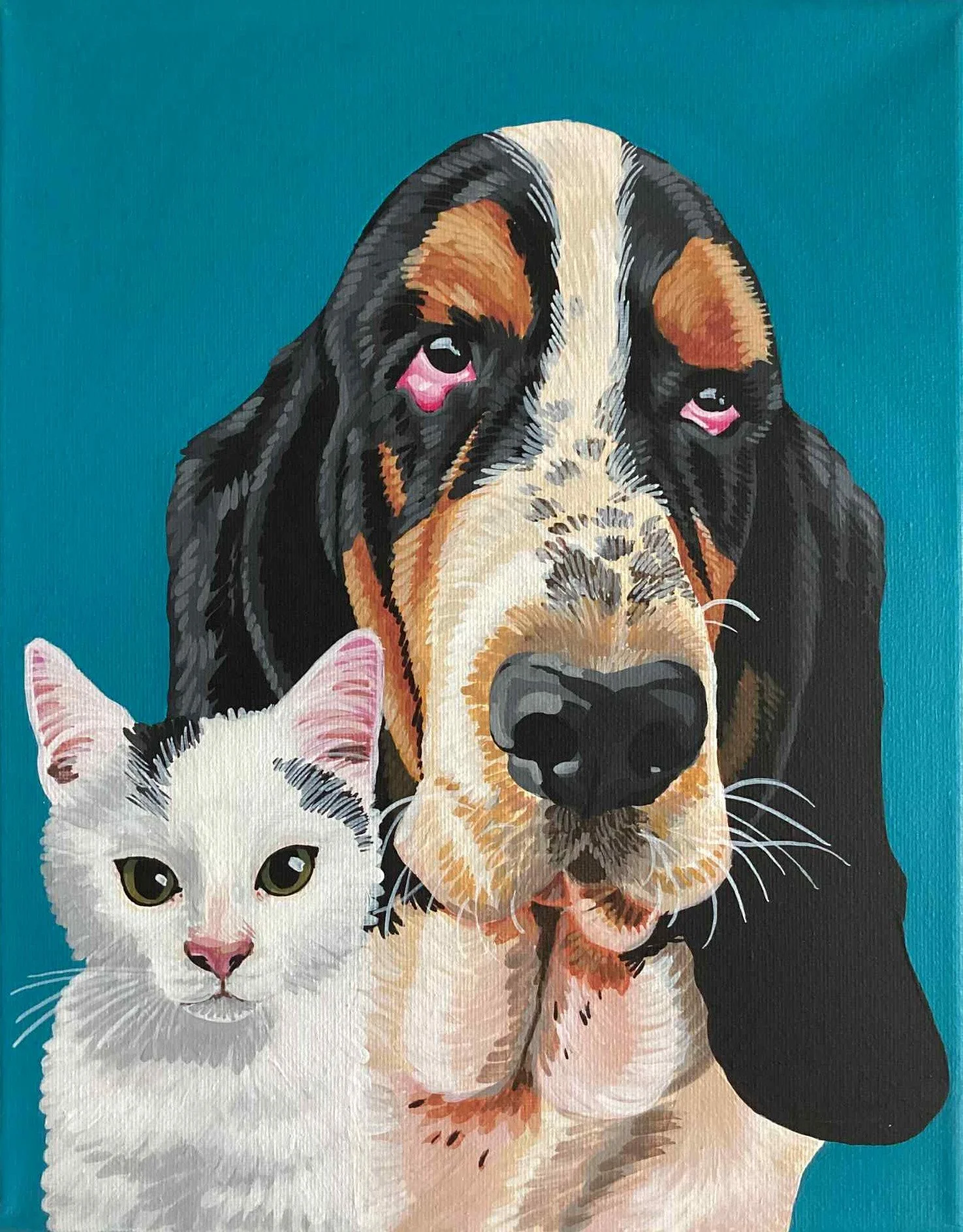 HARRY & SERGE
peinture acrylique sur toile rectangle