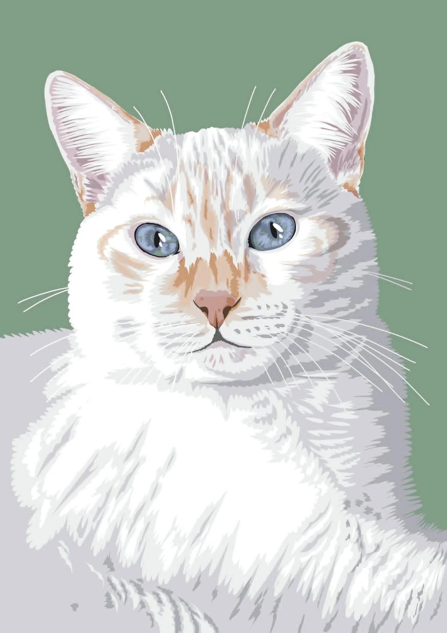 PORTRAIT numérique A5 (1 animal)