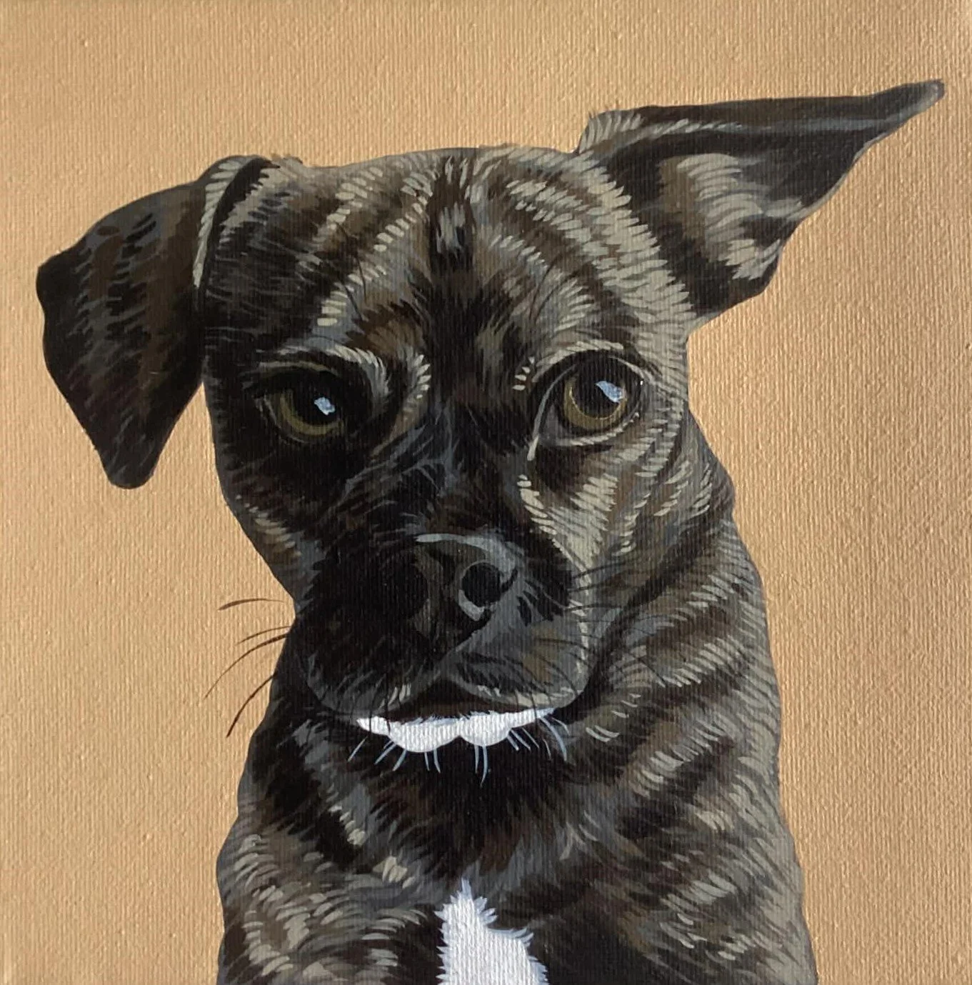 LEXIE
peinture acrylique sur toile grand carré