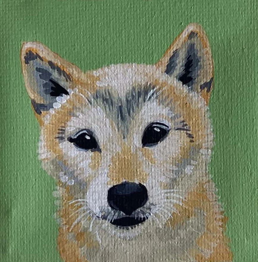 ANZU
peinture acrylique sur toile mini carré